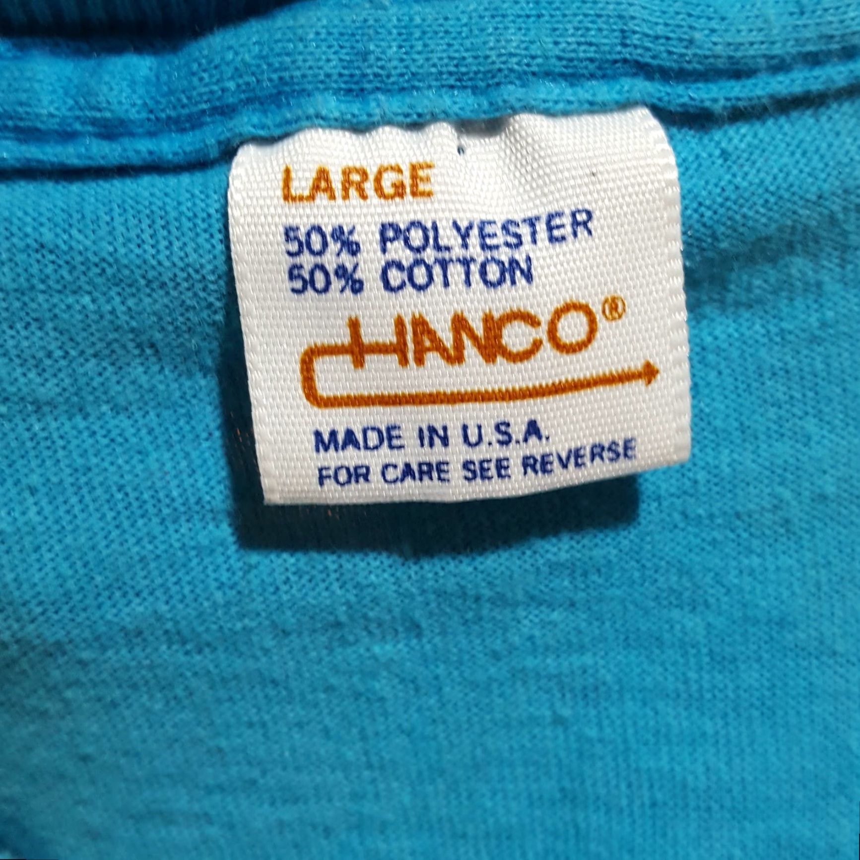 Vintage VINTAGE 80s Hanco Draughons Junior College T-Shirt Small Blue Collegiate USA Mens Size US S / EU 44-46 / 1 - 7 Thumbnail