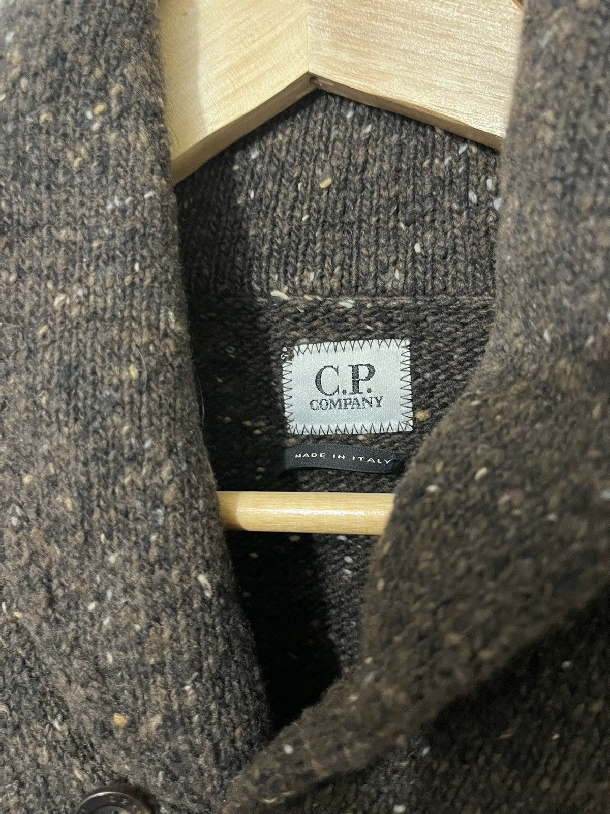 C.P. Company C.P Company Wool-Cashmere Blend Two-Button Shawl Sweater Size US M / EU 48-50 / 2 - 3 Thumbnail