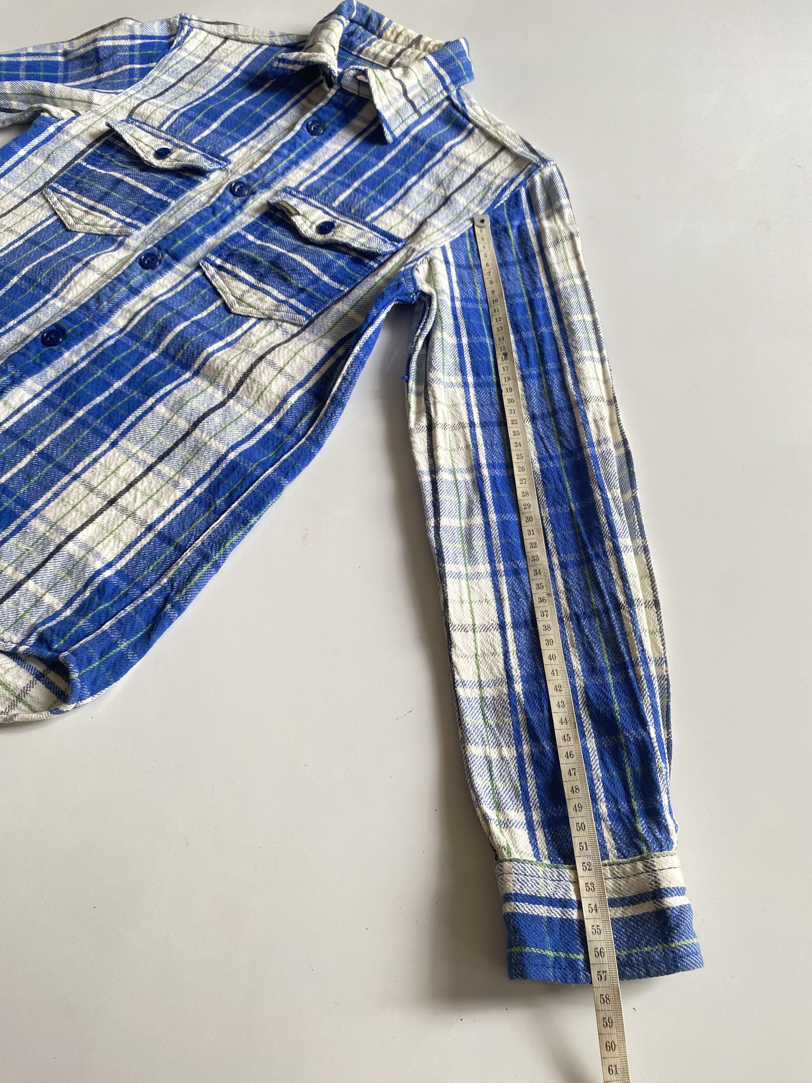 Japanese Brand × Studio D'Artisan × Vintage 24H DELETED 💥 Studio D'Artisan Flannel Shirt Size US M / EU 48-50 / 2 - 5 Thumbnail