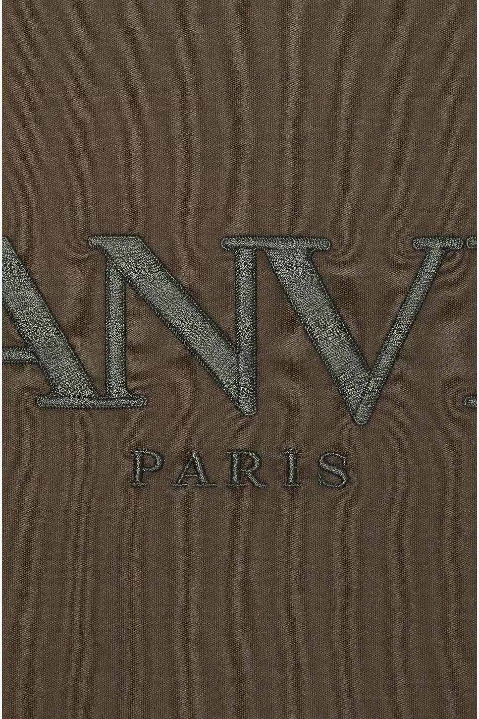 Lanvin o1s22i1n1024 Curb Branded Stripes Logo T-Shirt Size US M / EU 48-50 / 2 - 3 Thumbnail