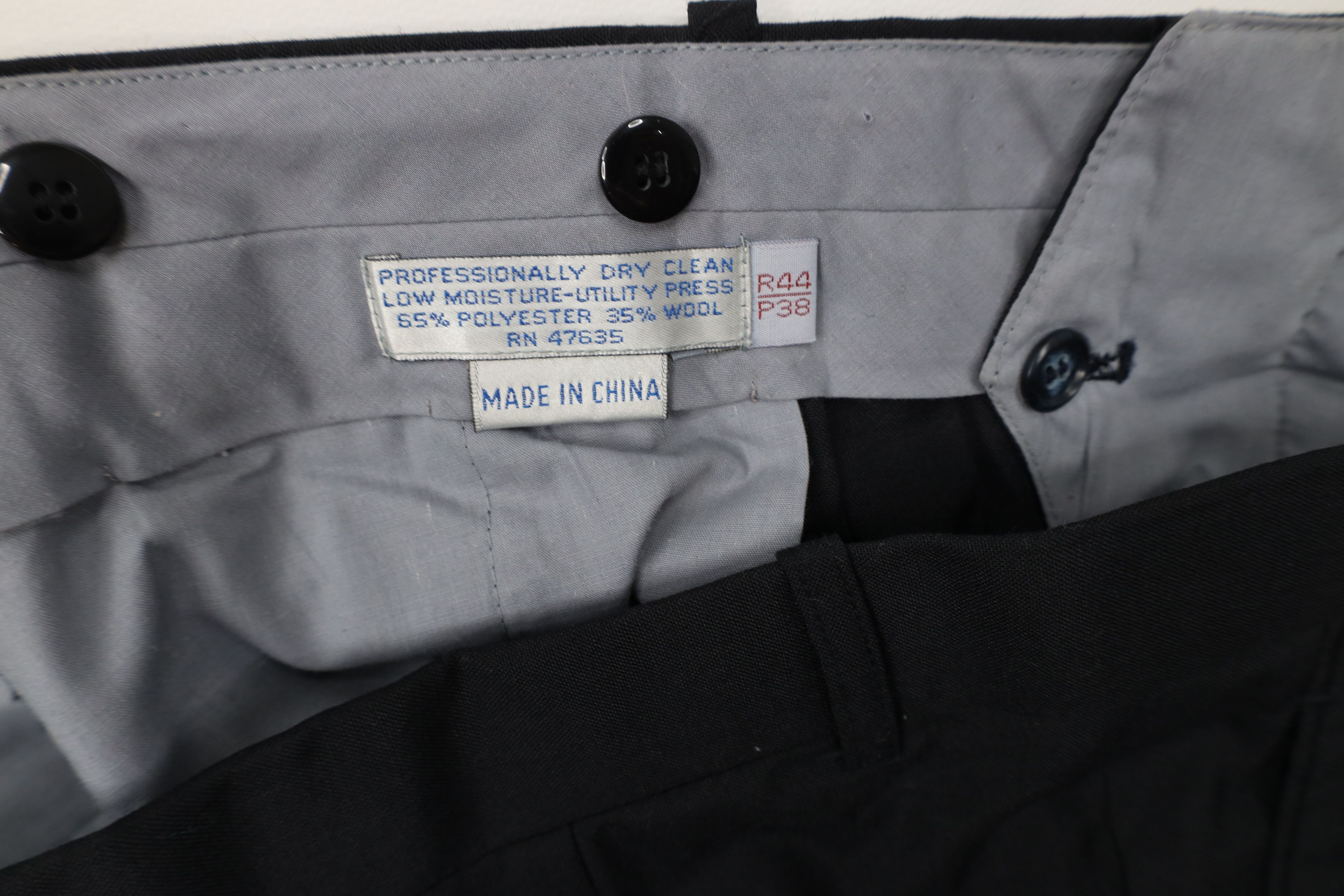 Vintage Deadstock Vintage 90s Streetwear Knit Wide Leg Chino Pants Size US 38 / EU 54 - 7 Thumbnail