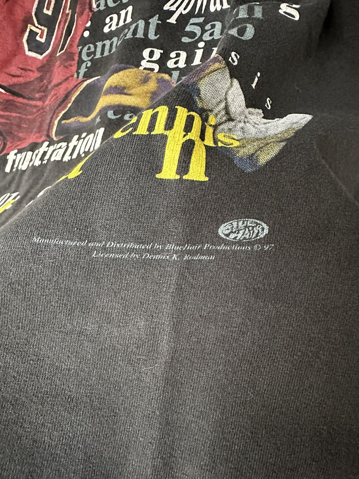 Rap Tees × Vintage Vintage 90’s Dennis Rodman Rap tees USA RARE Tshirt Size US M / EU 48-50 / 2 - 3 Thumbnail