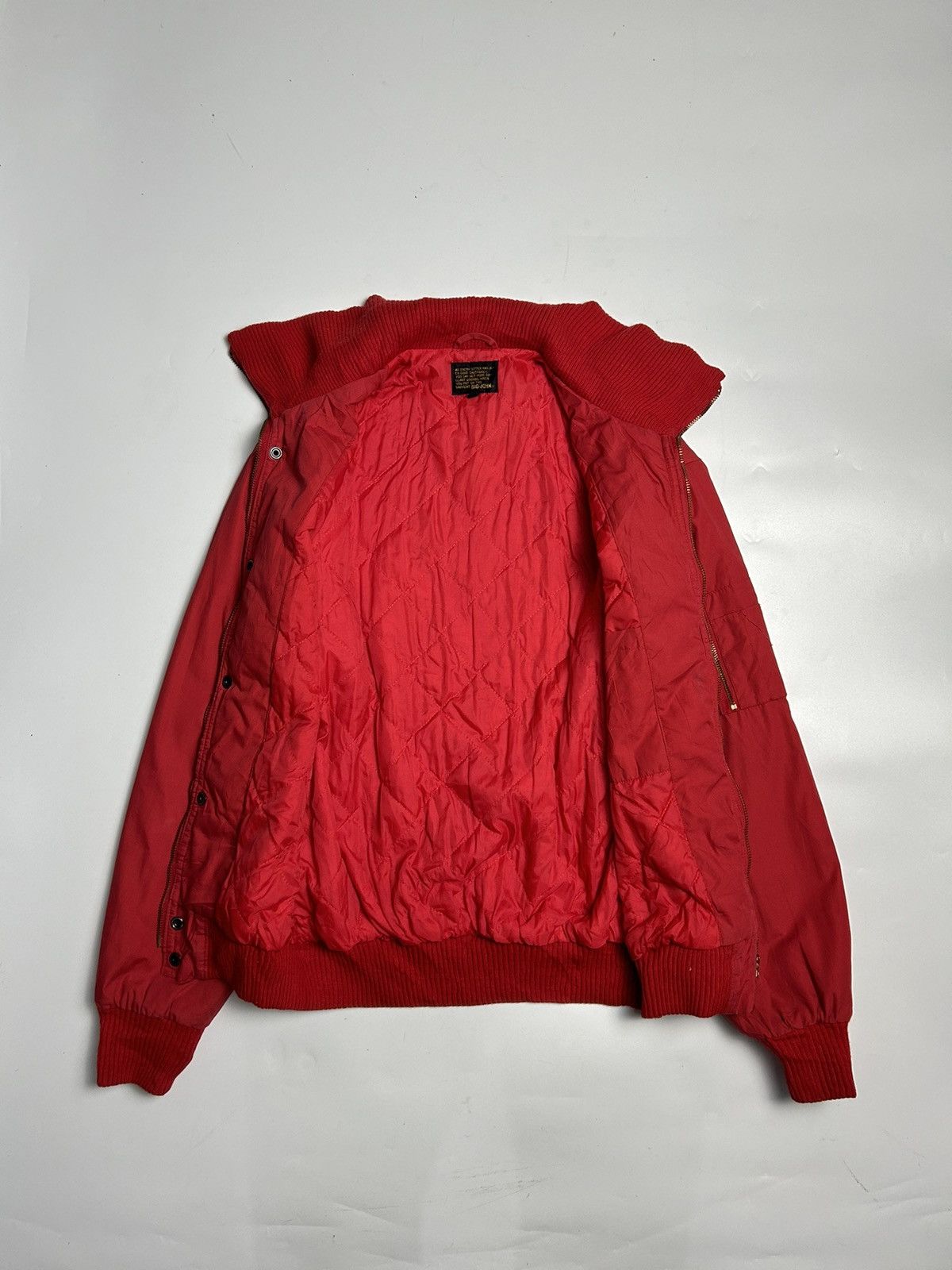 Big John × Vintage VINTAGE BIG JOHN RED BOMBER JACKET Size US M / EU 48-50 / 2 - 2 Thumbnail