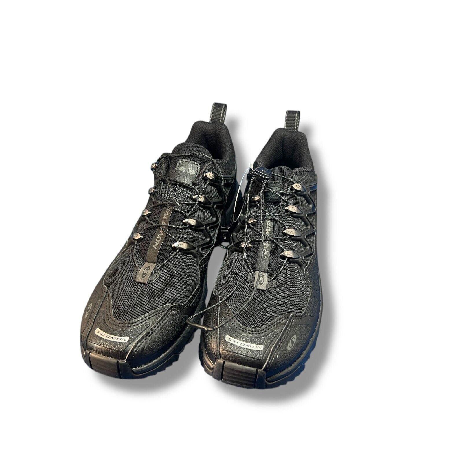 Salomon Salomon ACS+ All Black Trail Running Shoes Size US 9 / EU 42 - 4 Thumbnail
