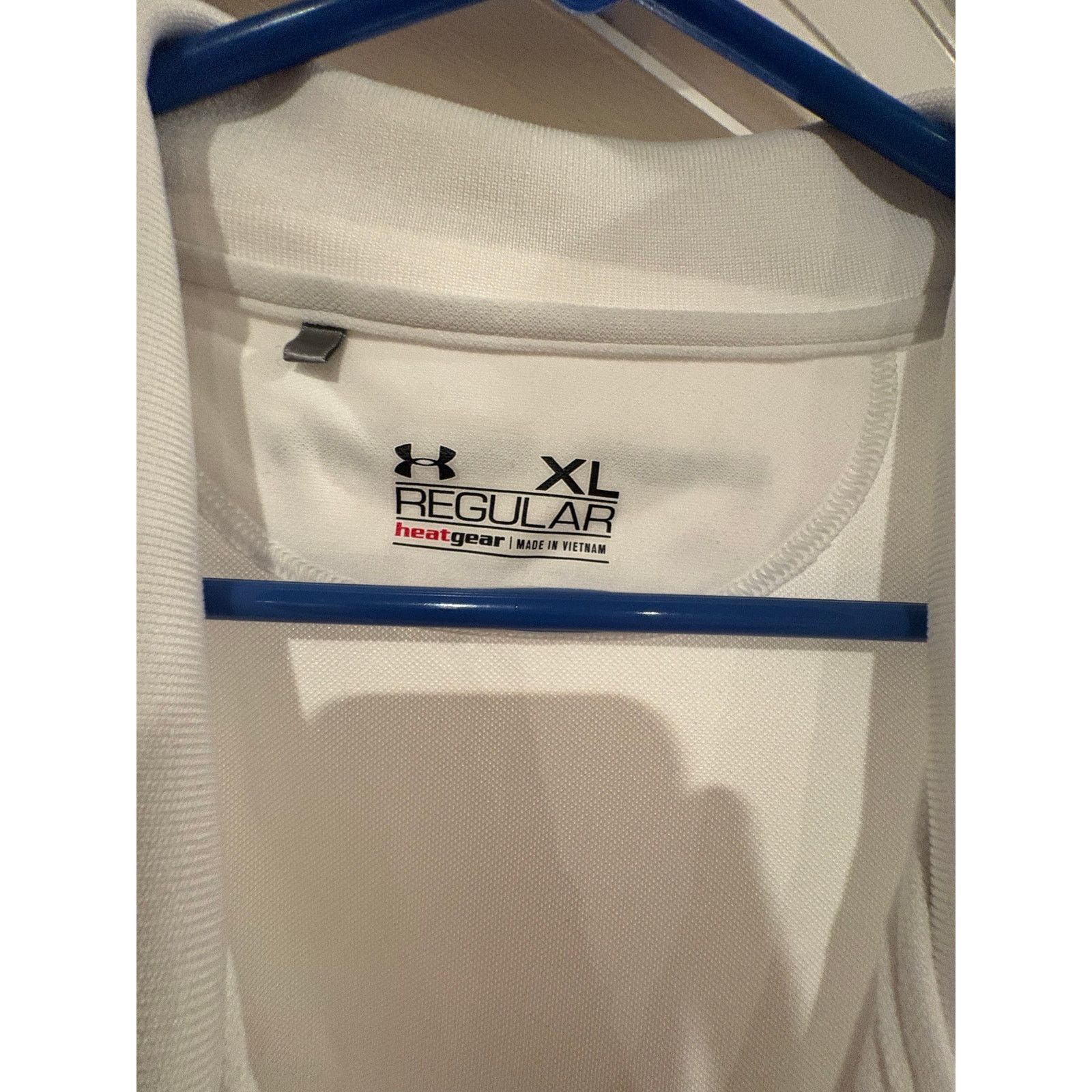Under Armour Under Armour HeatGear Men’s White Polo Shirt – XL Regular Size US XL / EU 56 / 4 - 6 Thumbnail