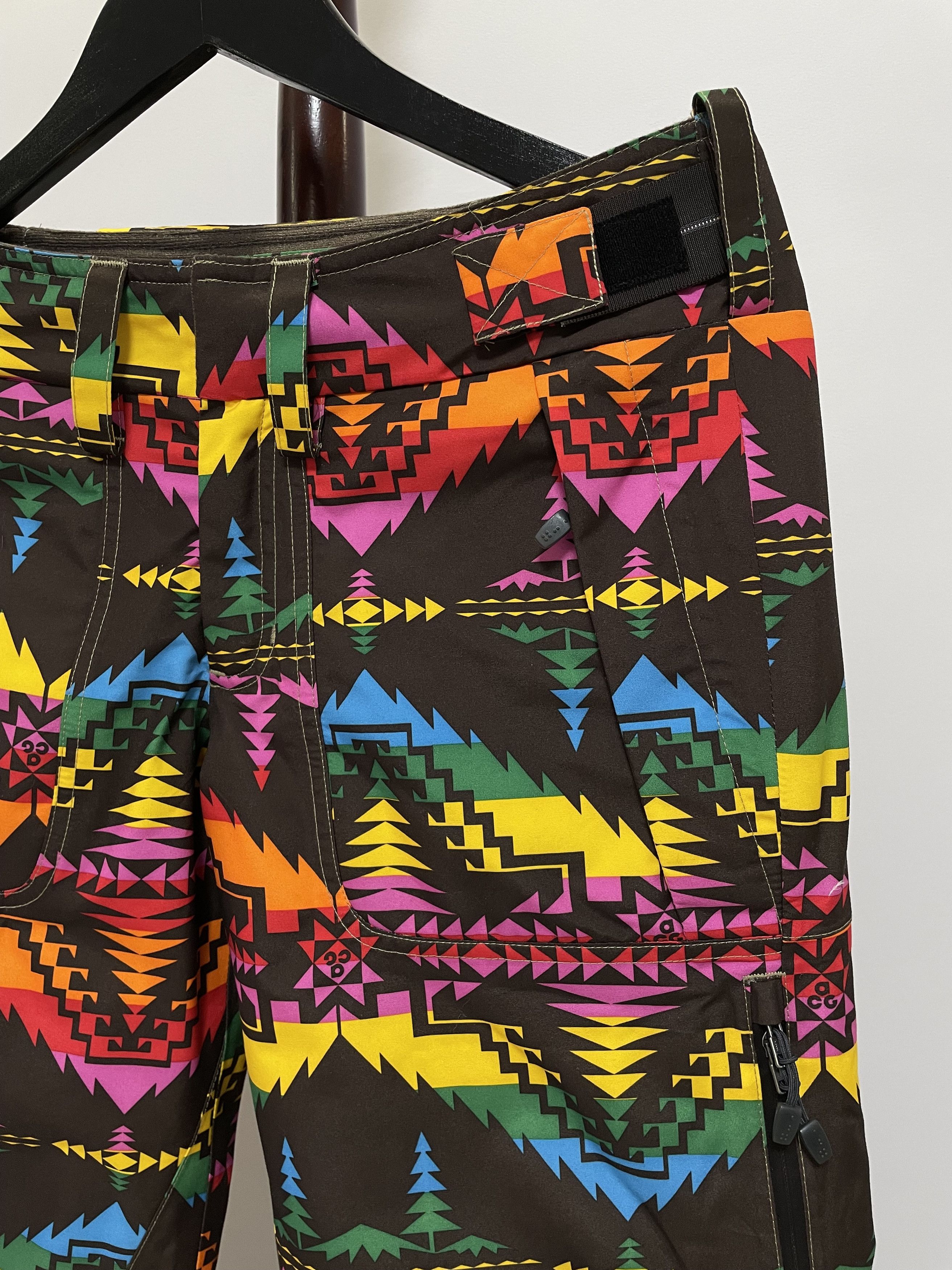 Nike ACG NIKE ACG x Pendleton Gore-Tex Pants Snow Ski Aztec Gorpcore Size 26" / US 2 / IT 38 - 7 Thumbnail