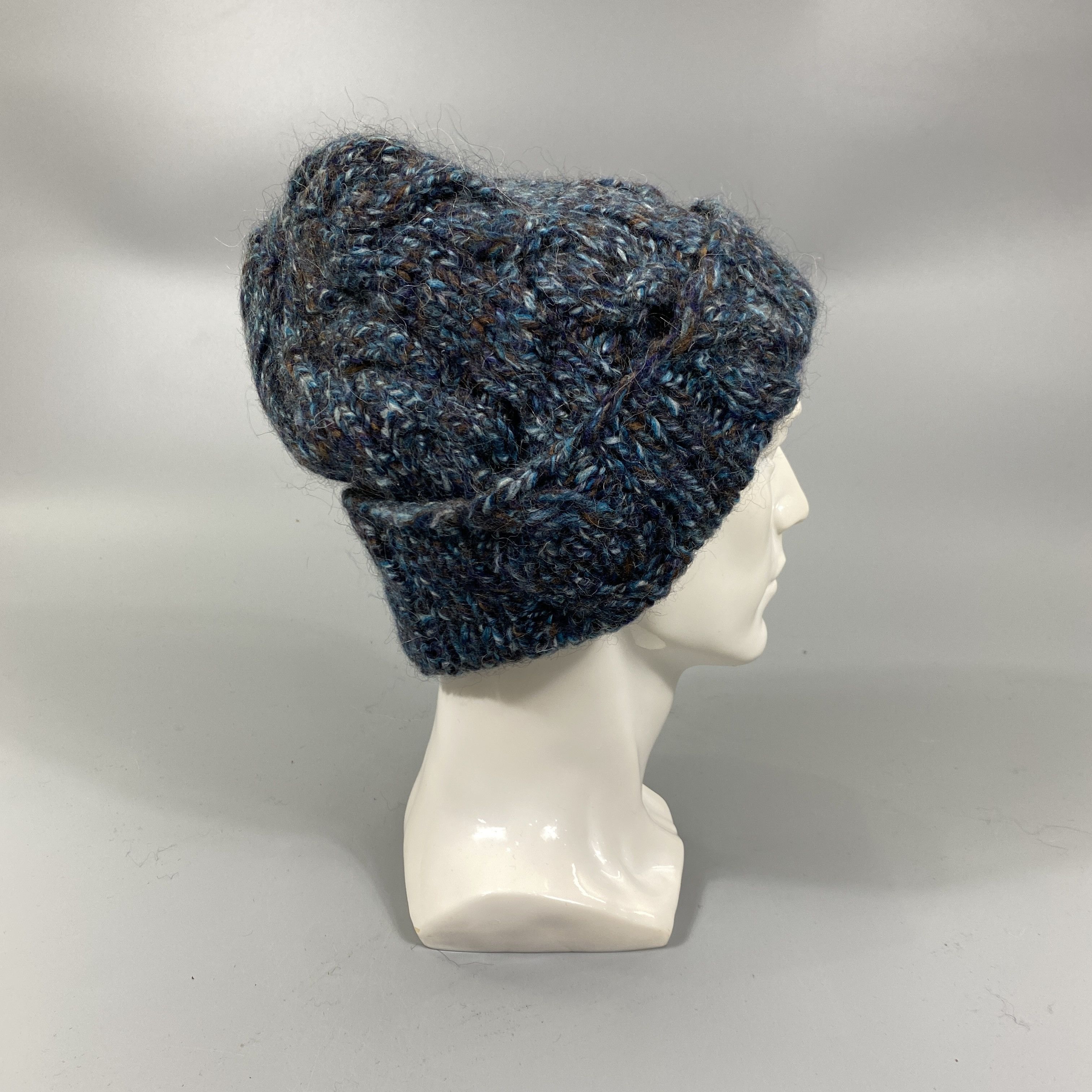 Japanese Brand Wool Beanie Pinori Filati Snow Cap -BN671 Size ONE SIZE - 3 Thumbnail