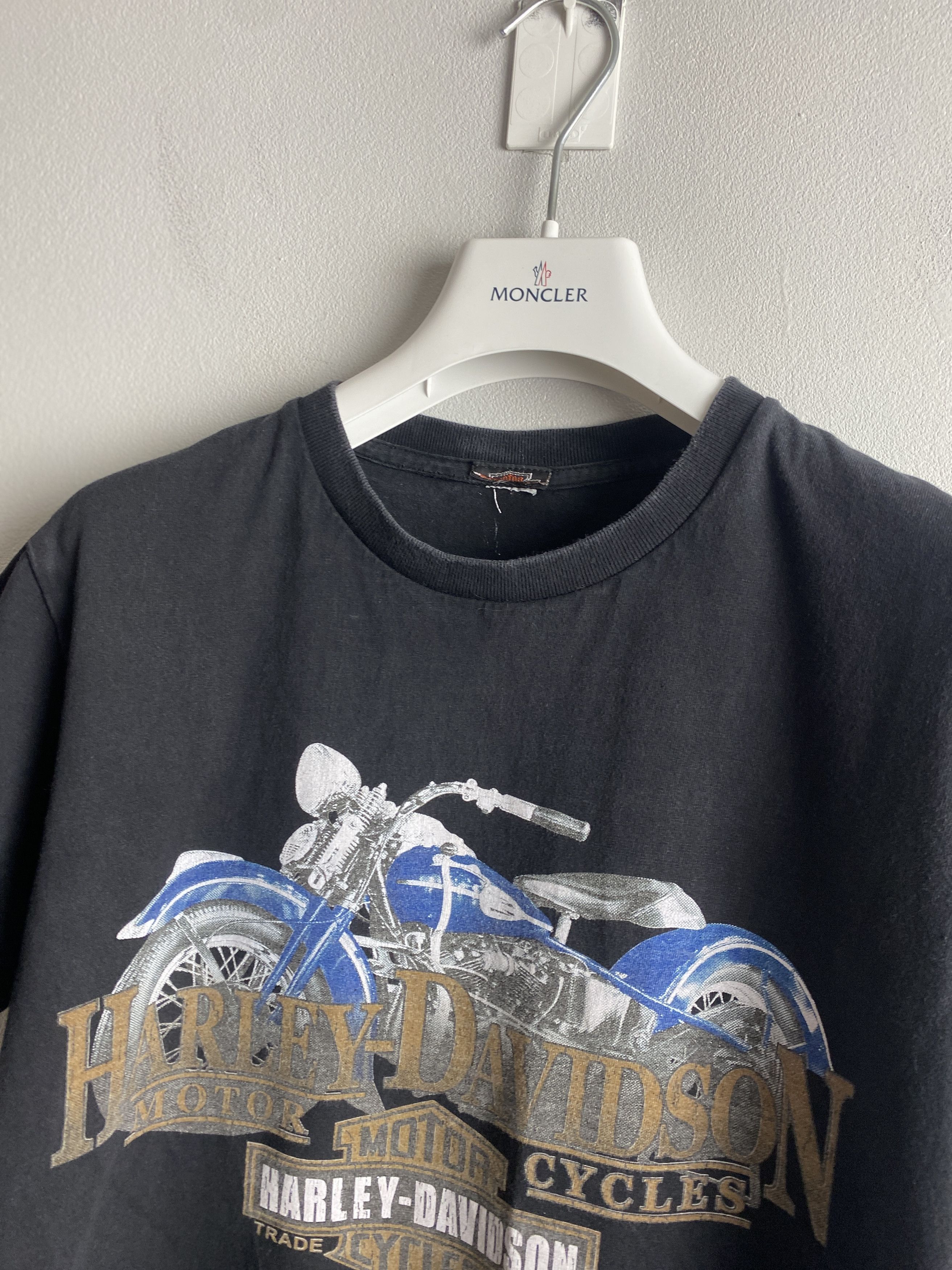 Harley Davidson × Vintage Harley Davidson big logo vintage t-shirt tee printed Size M / US 6-8 / IT 42-44 - 2 Thumbnail