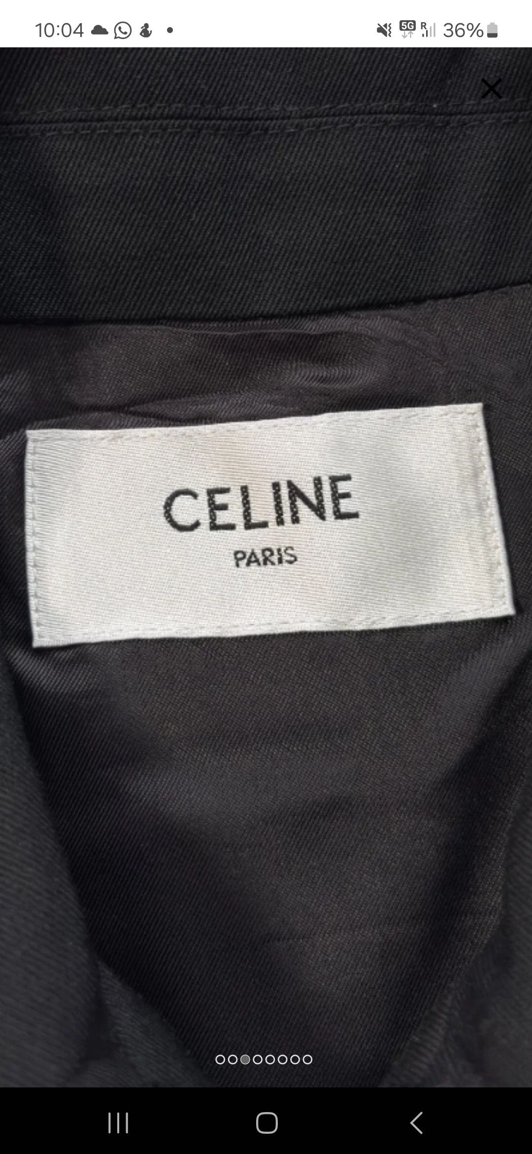 Celine Teddy Satin Varsity Jacket Size US L / EU 52-54 / 3 - 4 Thumbnail