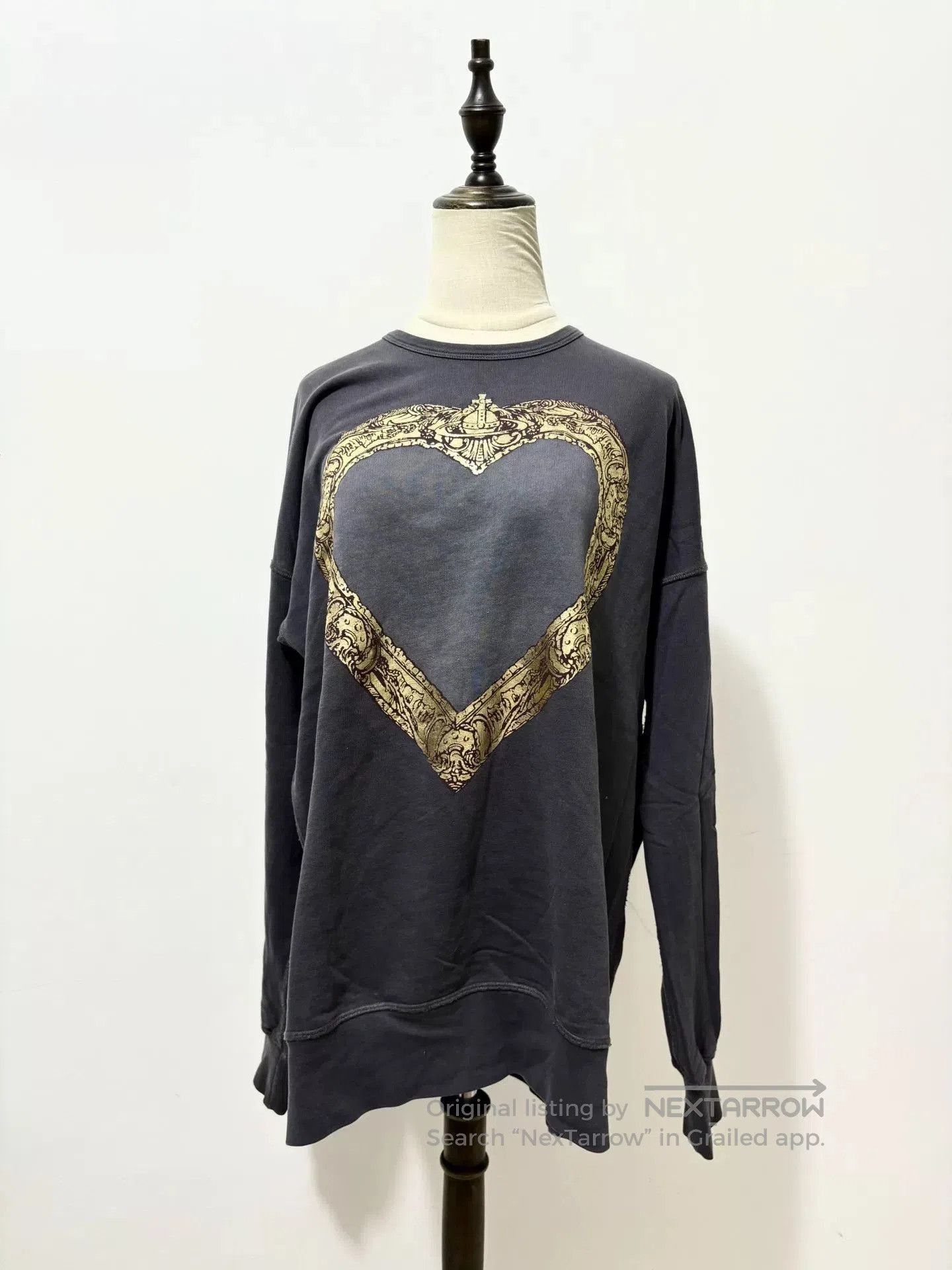 Vivienne Westwood vivienne westwood gray heart sweatshirt. Size S / US 4 / IT 40 - 1 Thumbnail
