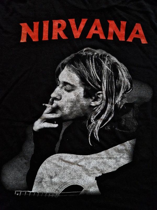 Other Kurt Cobain Vintage Tee anni '90 Nirvana T-shirt Maglietta Size US L / EU 52-54 / 3 - 5 Thumbnail