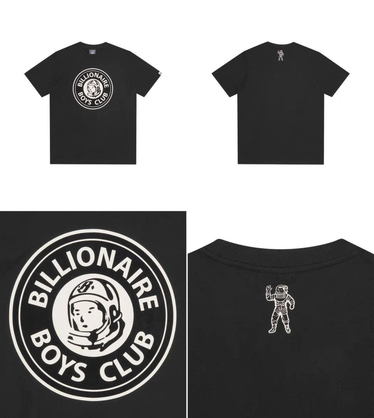 Billionaire Boys Club Flocked Short Sleeve T-Shirt Black Billionaire Boys Club Size US L / EU 52-54 / 3 - 2 Thumbnail
