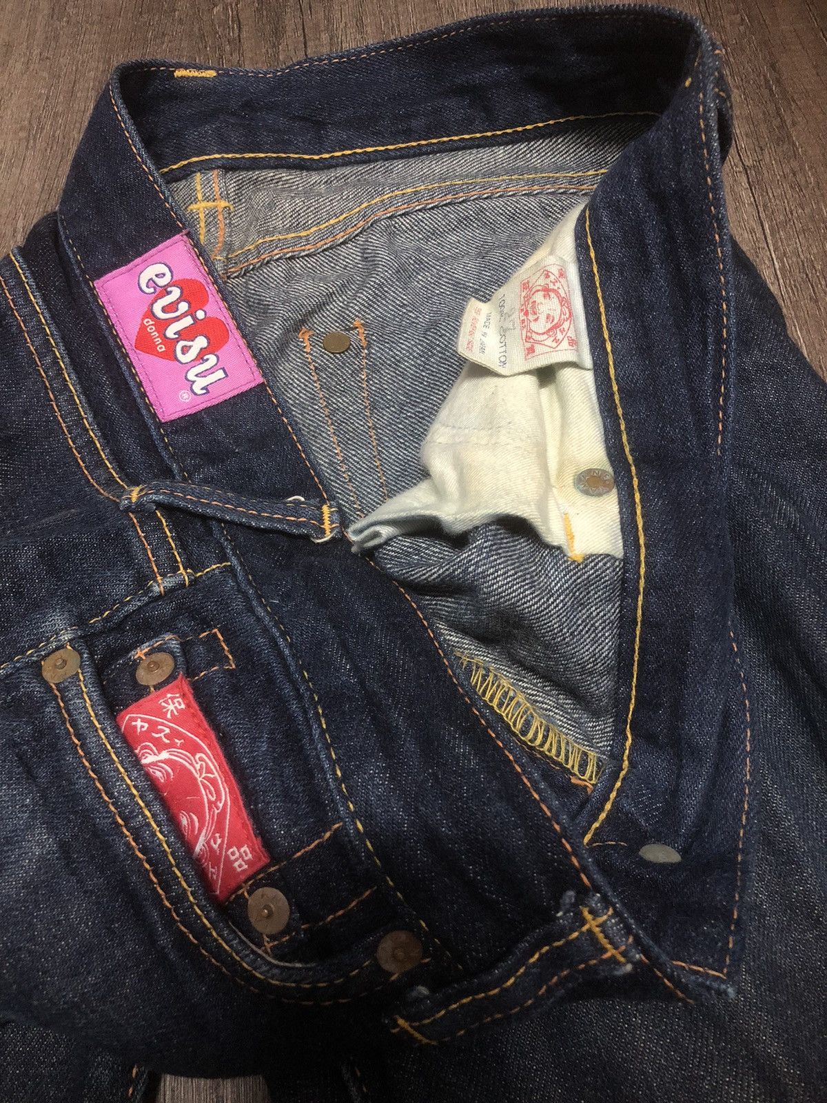 Evisu × Japanese Brand Evisu Donna Jeans Size 32" / US 10 / IT 46 - 10 Thumbnail