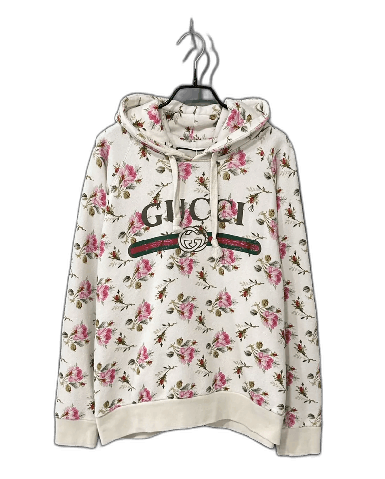 Gucci Floral Print Hoodie by Gucci-2506 Size S / US 4 / IT 40 - 1 Thumbnail