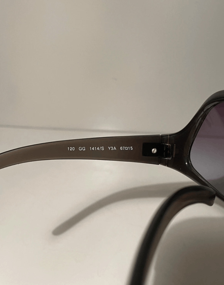 Gucci × Tom Ford × Vintage GUCCI Sunglasses gg1414 Wrap Shield Rimless Mask RI911 Size ONE SIZE - 7 Thumbnail