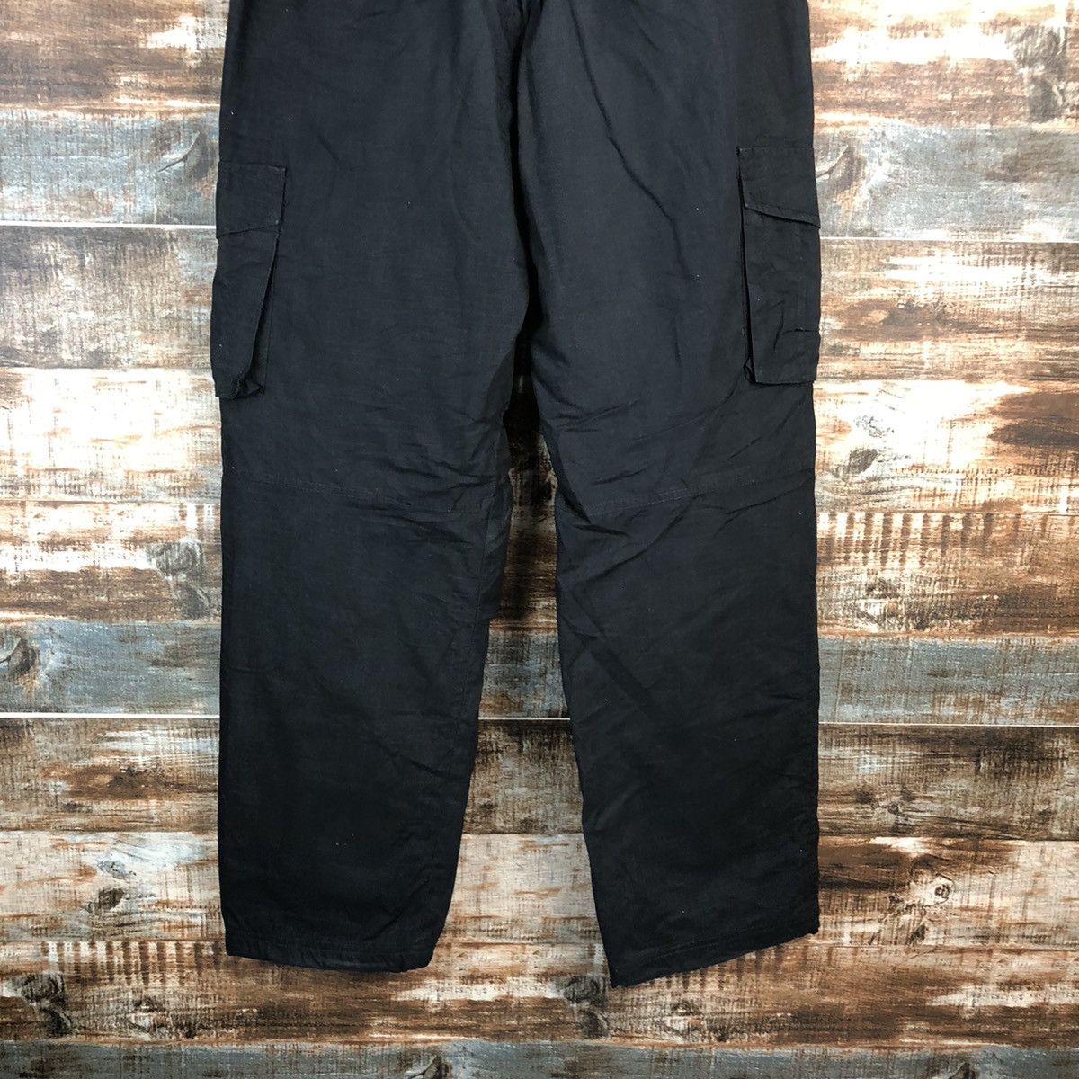 Japanese Brand DL Japanese Brand Dark Blue Cargo Multipocket Pants #C642 Size US 31 - 15 Thumbnail