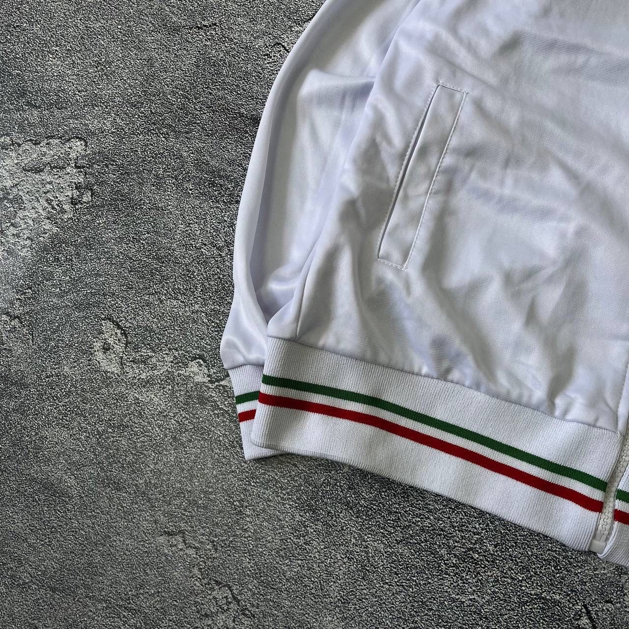 Other Y2K Rare 🇮🇹 White Italia Team big center logo Soccer Zip Size US S / EU 44-46 / 1 - 13 Thumbnail