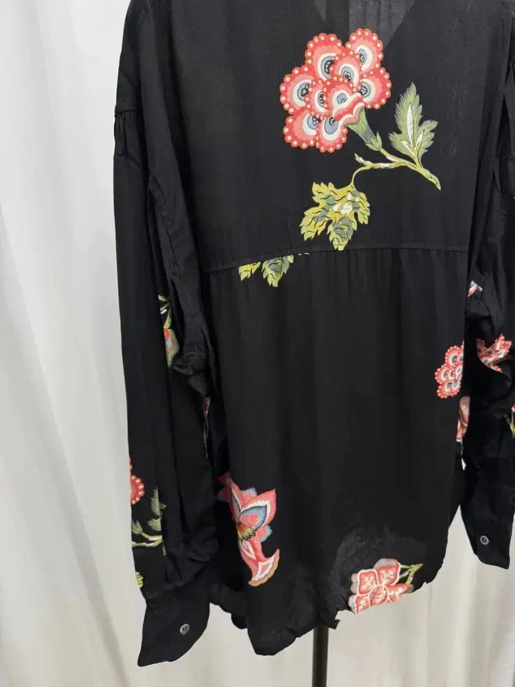 Yohji Yamamoto Sz 3 Yohji Yamamoto Y's Flower Print Shirt-2507 Size US L / EU 52-54 / 3 - 3 Thumbnail