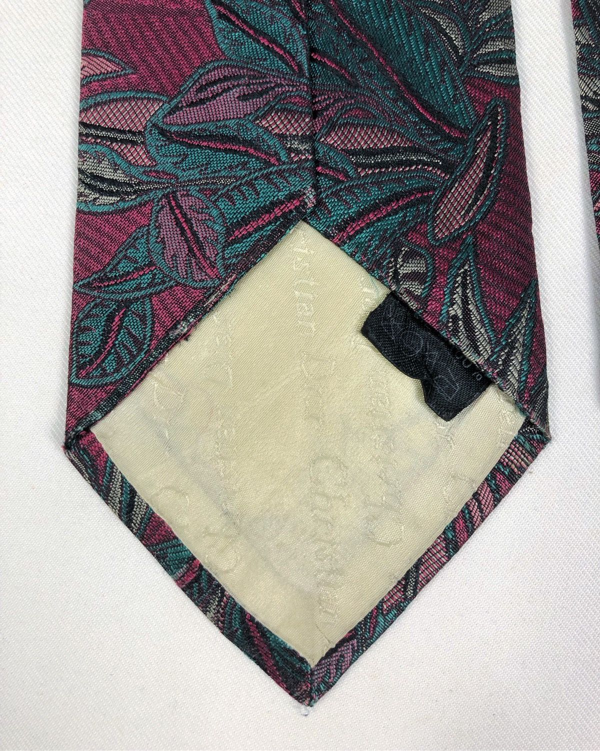 Christian Dior Monsieur Rare Vintage Christian Dior Monsieur Flora Silk Tie Size ONE SIZE - 6 Thumbnail