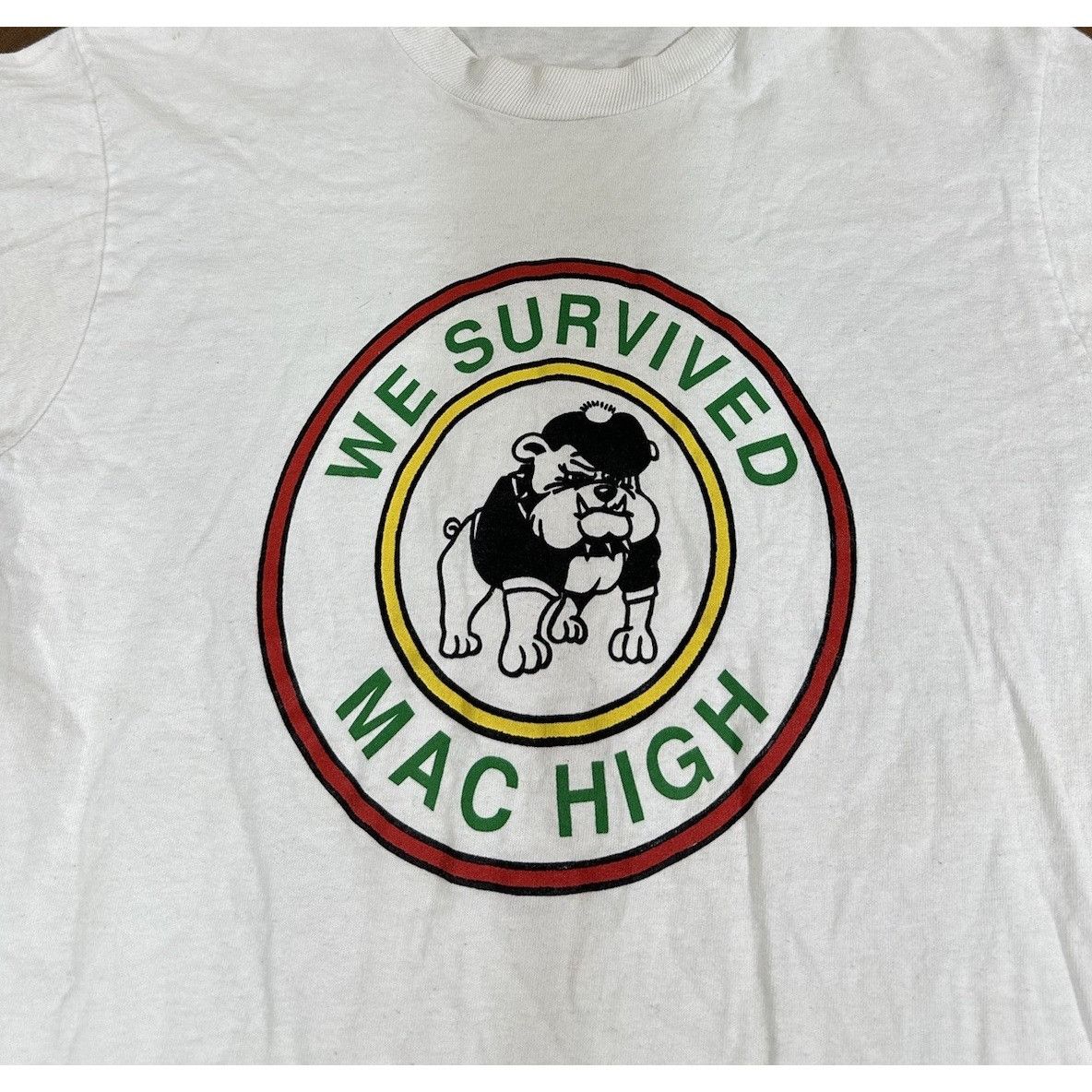 Fruit Of The Loom Vintage Mac High School Graduation Long Sleeve 90s Sports Co Size US L / EU 52-54 / 3 - 2 Thumbnail