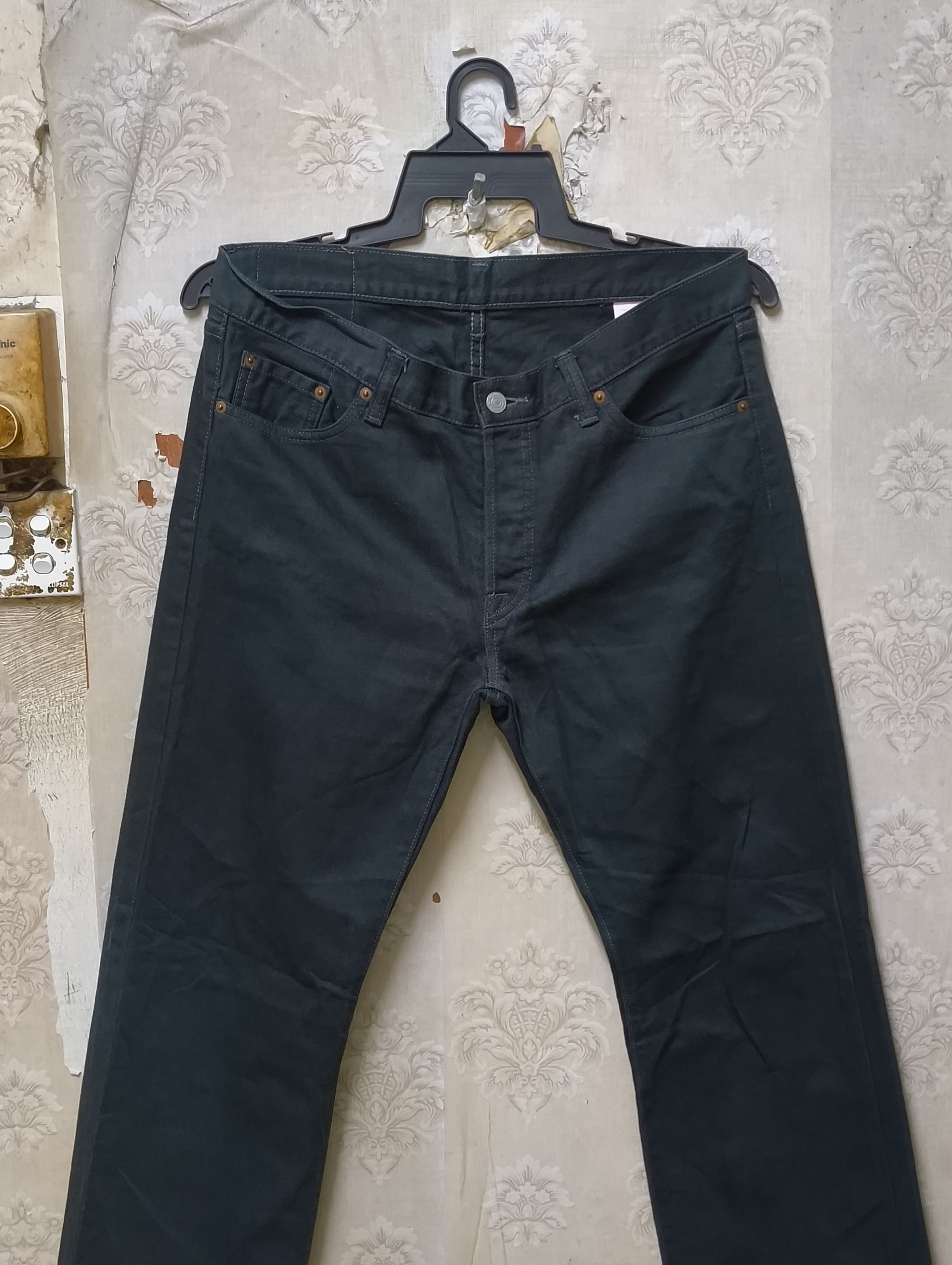 Japanese Brand Quadro Medio Jeans Vintage made in Japan Size US 35 - 13 Thumbnail