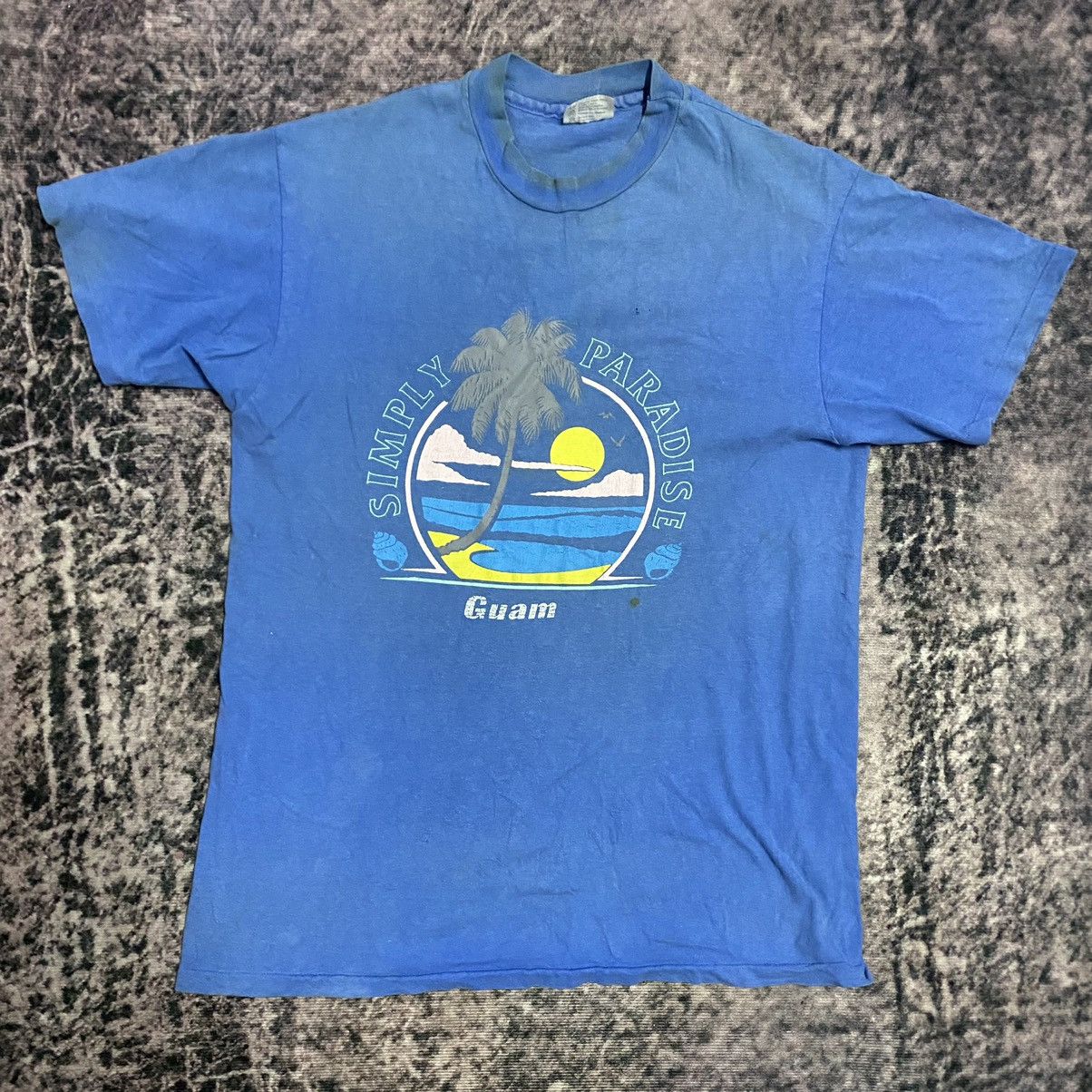 Vintage Simply Paradise Guam Vintage T-Shirt Size US L / EU 52-54 / 3 - 1 Thumbnail