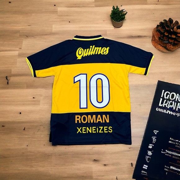 Nike JR Riquelme #10 Retro 1999/00 Boca Soccer Jersey Home Blue M Size US M / EU 48-50 / 2 - 1 Thumbnail