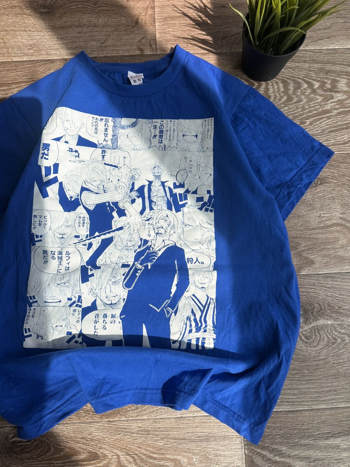 One Piece 🔥 RARE One Piece Sanji Jump Shueisha Manga T Shirt Anime Y2K Size US M / EU 48-50 / 2 - 6 Thumbnail