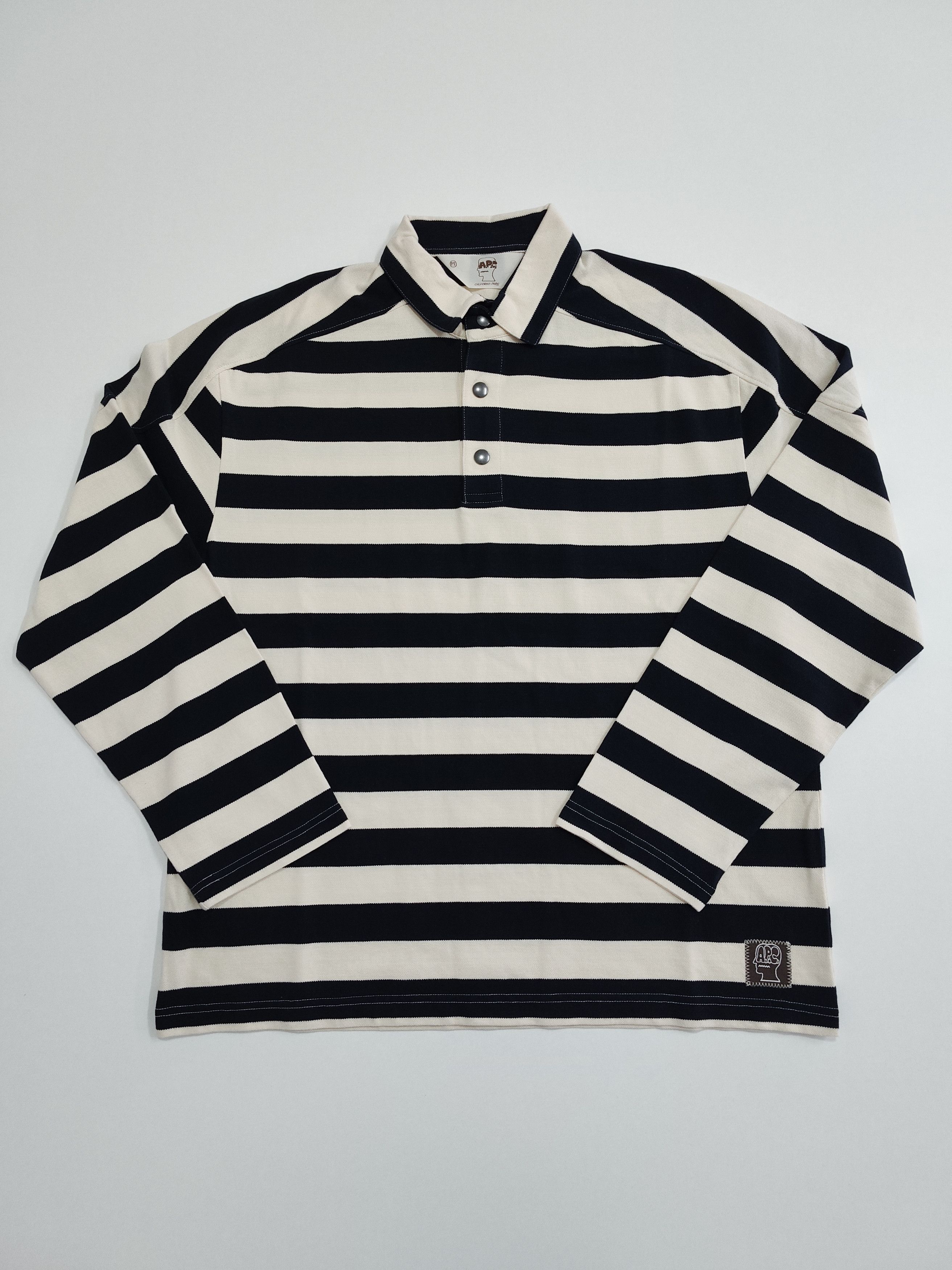 Brain Dead Brain dead x A.P.C. "Striped Pique Polo" Size US M / EU 48-50 / 2 - 1 Thumbnail