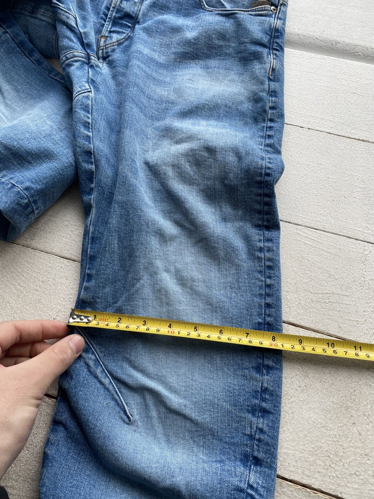 G-Star Vintage Y2K G-Star RAW Slim Tapered Blue Denim Jeans Stretch Size US 32 / EU 48 - 22 Thumbnail
