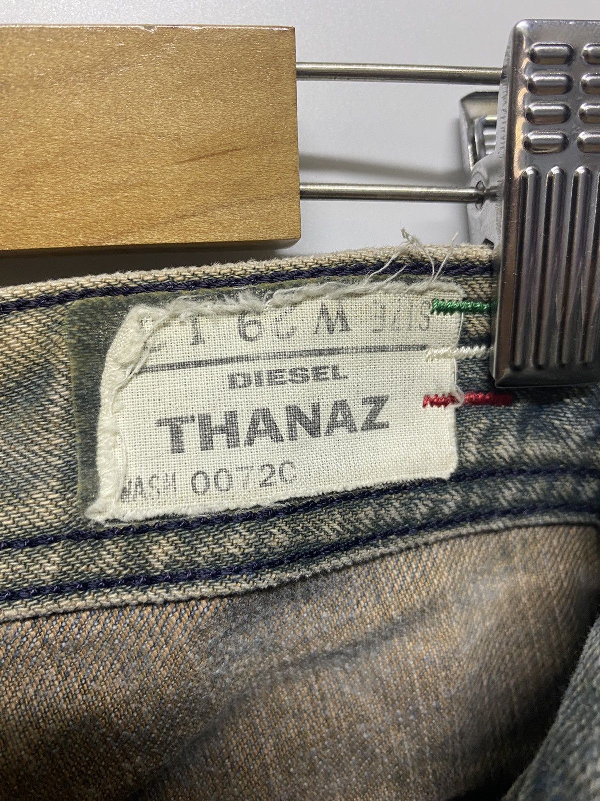 Japanese Brand × Vintage Diesel Thanaz Rare Authentic 00720 Dragon Denim Skinny Jeans Size US 30 / EU 46 - 16 Thumbnail