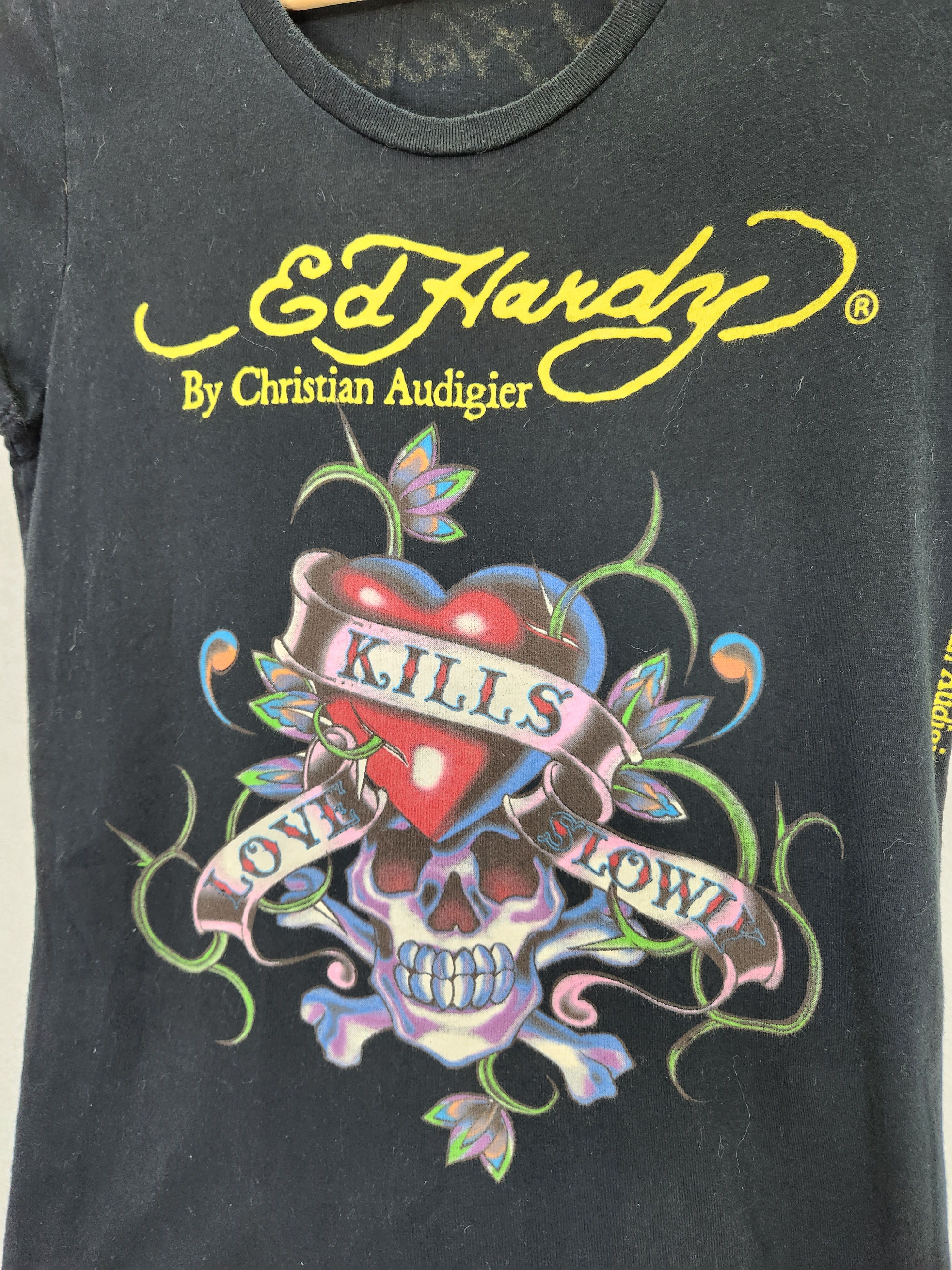 Christian Audigier Vintage ed hardy by christian audigier y2k t shirt Size M / US 6-8 / IT 42-44 - 6 Thumbnail