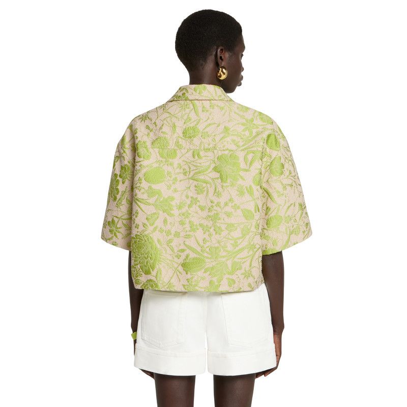 Gucci o1loc1c0226 835604 Flora Cotton Bouclé Jacquard Jacket Size XS / US 0-2 / IT 36-38 - 4 Thumbnail