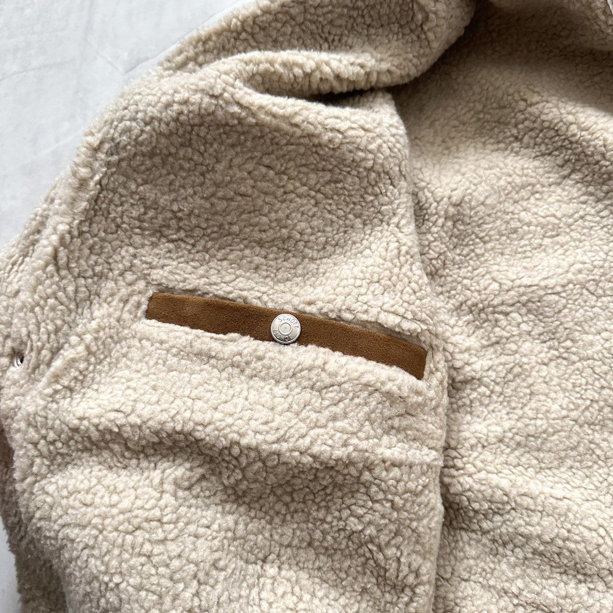 Schott Schott NYC Goat Suede Rancher Trucker Jacket Sherpa Avirex Size US S / EU 44-46 / 1 - 13 Thumbnail