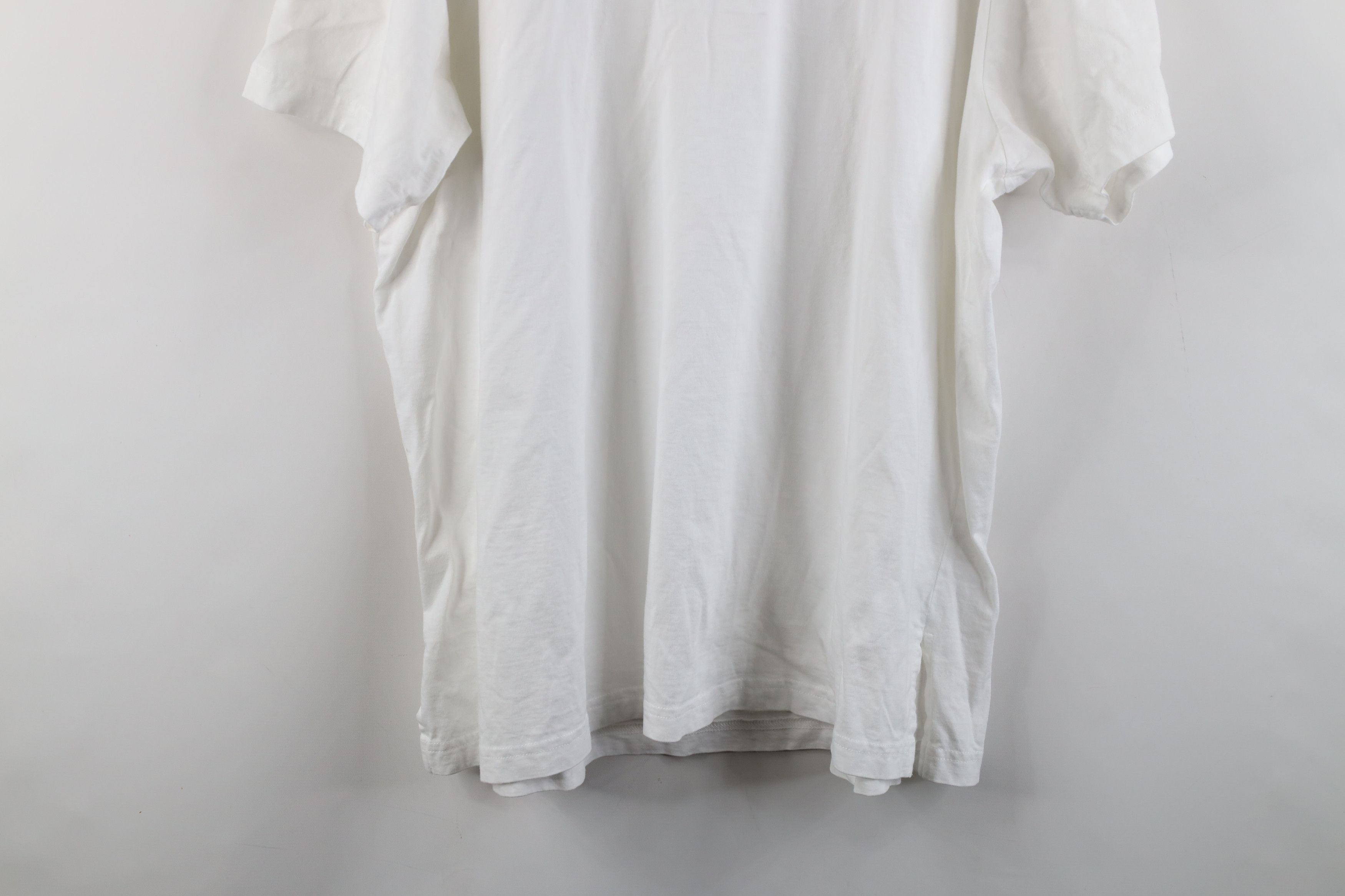 Vintage Vintage 90s Streetwear Cotton Short Sleeve T-Shirt White Size 3XL / US 20-22 - 9 Thumbnail
