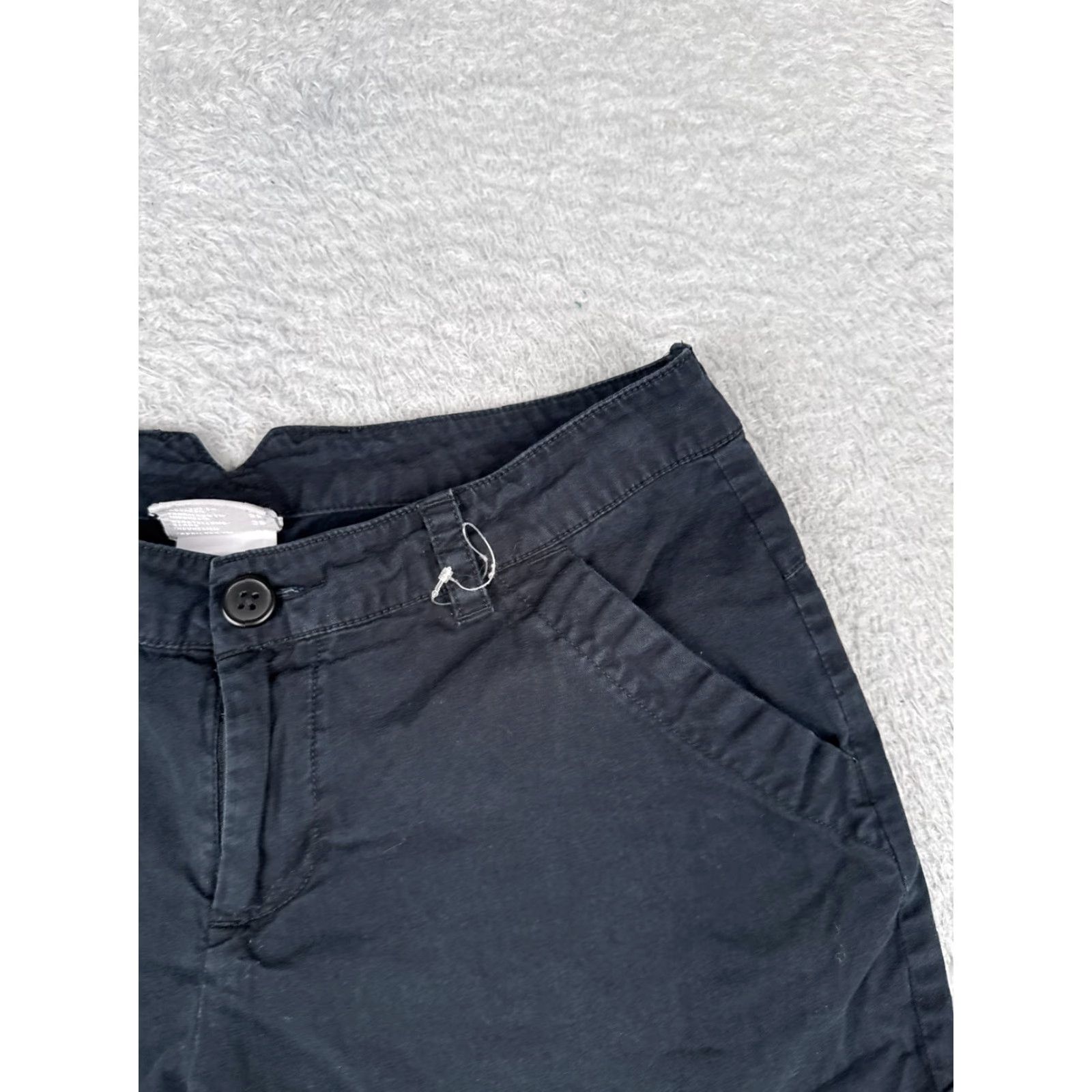Vintage VINTAGE Columbia Shorts Womens 6 Black Cotton Twill Chino Hiking Camping Casual 28x4 Size 28" / US 6 / IT 42 - 5 Thumbnail