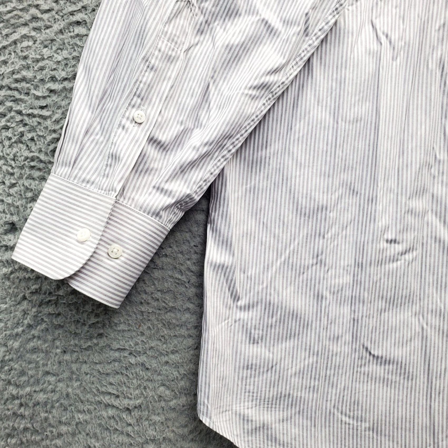 Propper PROPER Dress Shirt Men 17.5 Multi Easy Care Contemporary-Fit Button-Up Shirt Size 48R - 6 Thumbnail