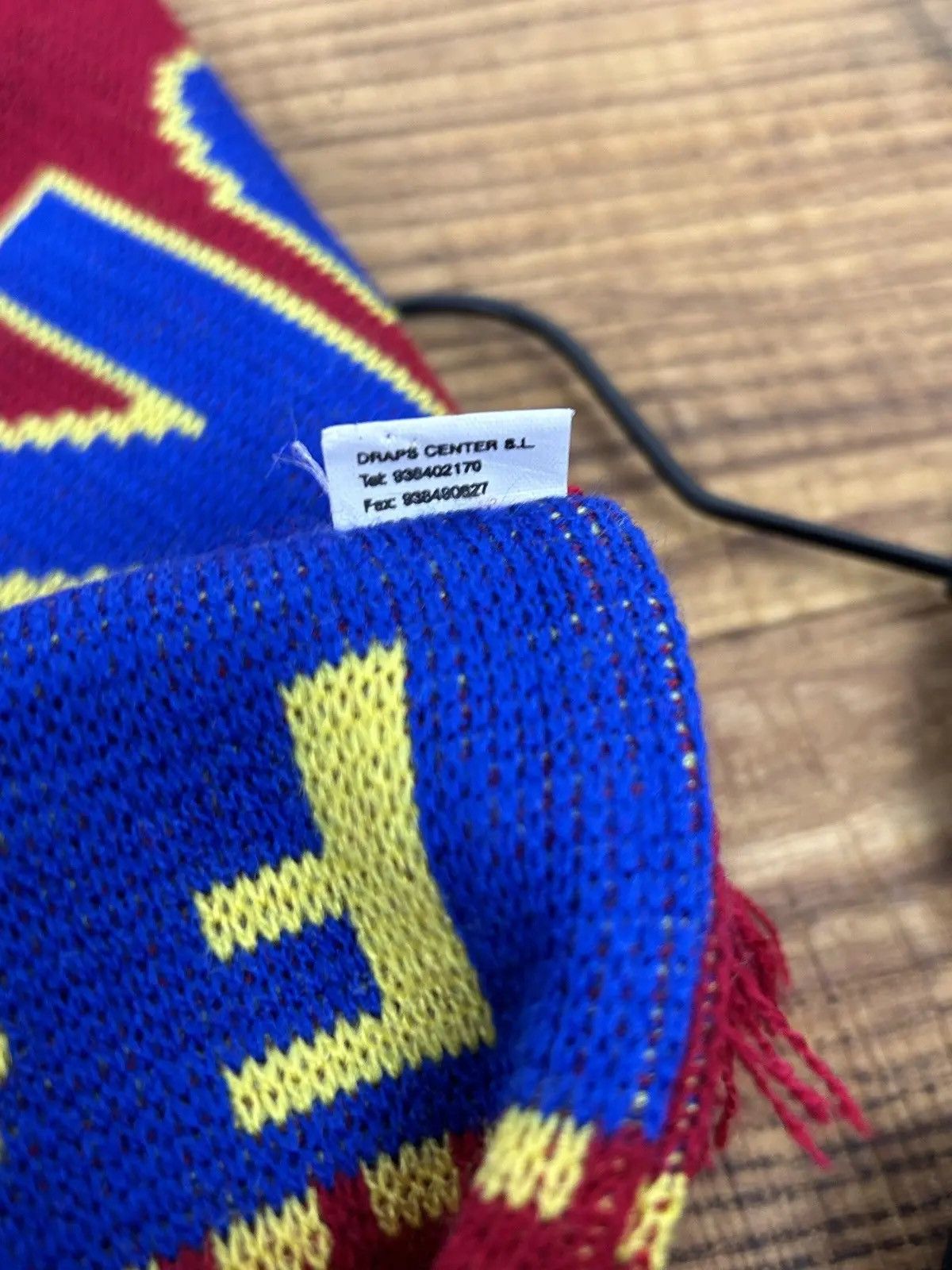 Vintage Vintage FC Barcelona Fanwear Soccer Football Scarf Muffler Size ONE SIZE - 6 Thumbnail