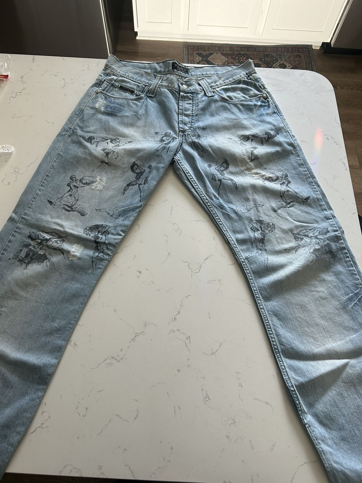 Versace Jeans Couture Vintage Versace Denim Size US 33 - 1 Thumbnail