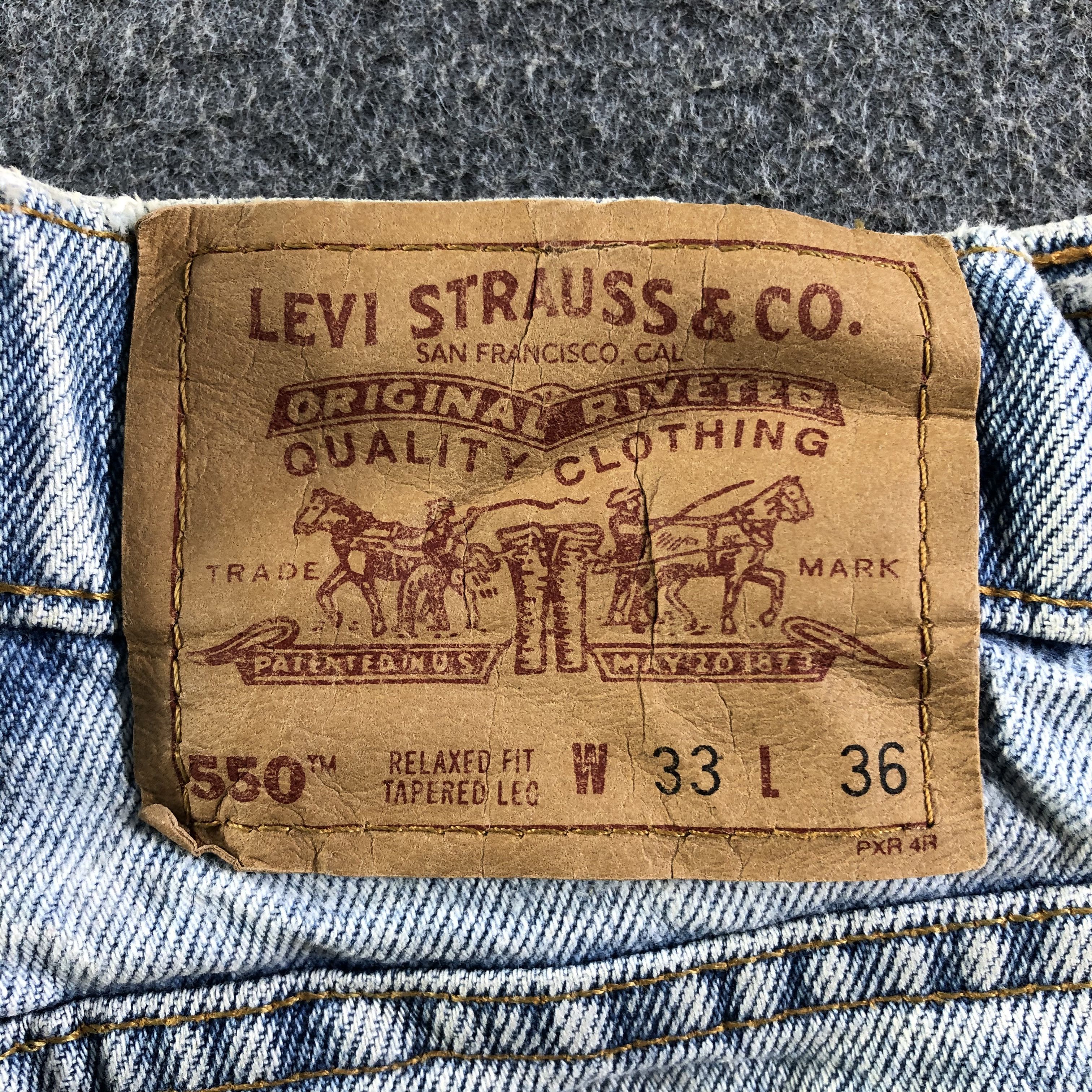Levi's × Vintage Vintage Light Wash Levis 550 Jeans-J4564 Size 31" - 5 Thumbnail