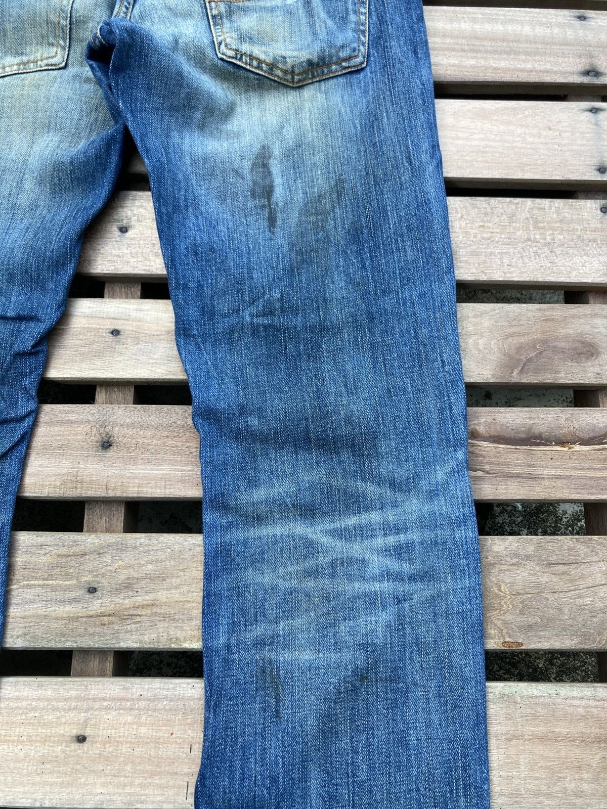 Nudie Jeans Worn Out Nudie Jeans Indigo Blue Seasoned Hige Size US 32 / EU 48 - 15 Thumbnail