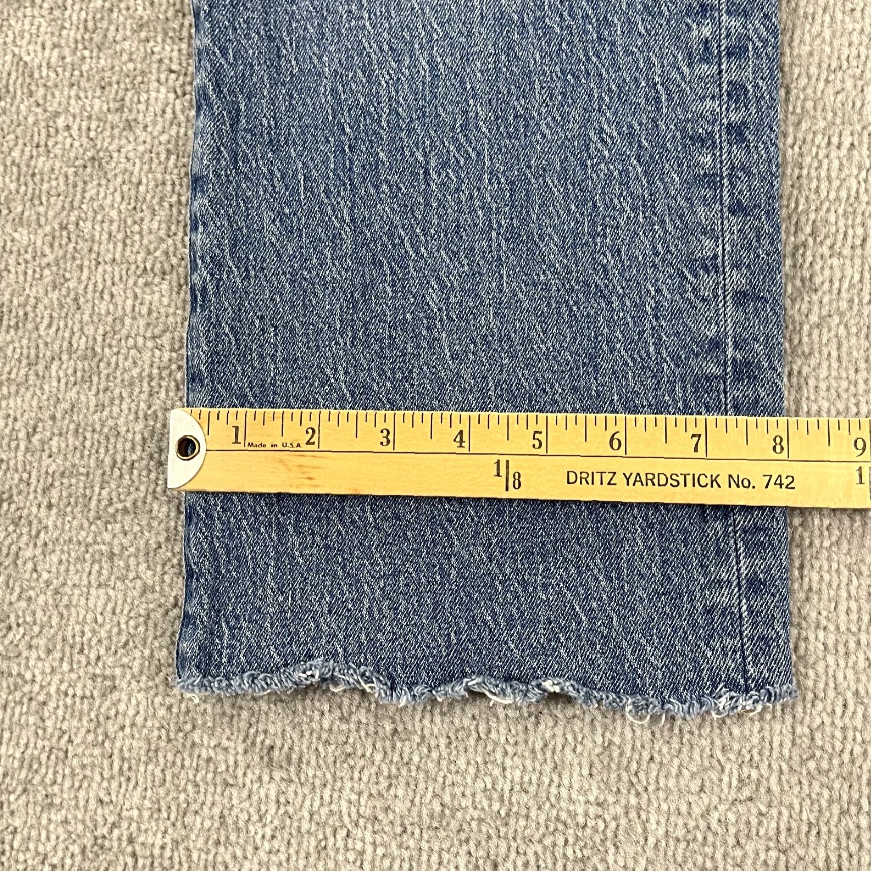 Madewell Madewell 90s High Rise Straight Jeans Women 28T Tall Blue Denim Size 28" / US 6 / IT 42 - 7 Thumbnail