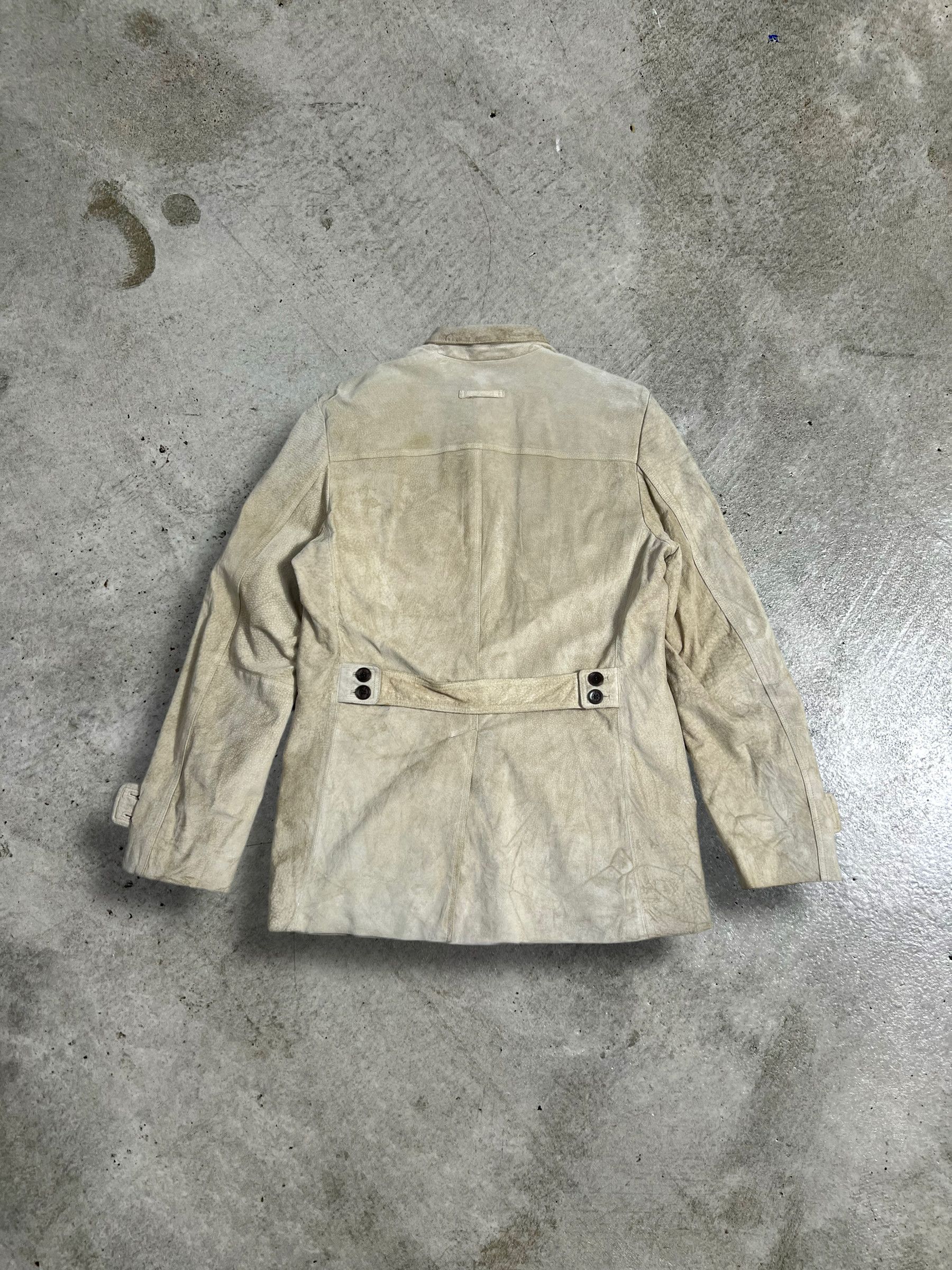 Gaultier Homme Objet × Vintage Jean Paul GAULTIER HOMME Objet Leather Coat (L) GTMPT324 Size US L / EU 52-54 / 3 - 11 Thumbnail
