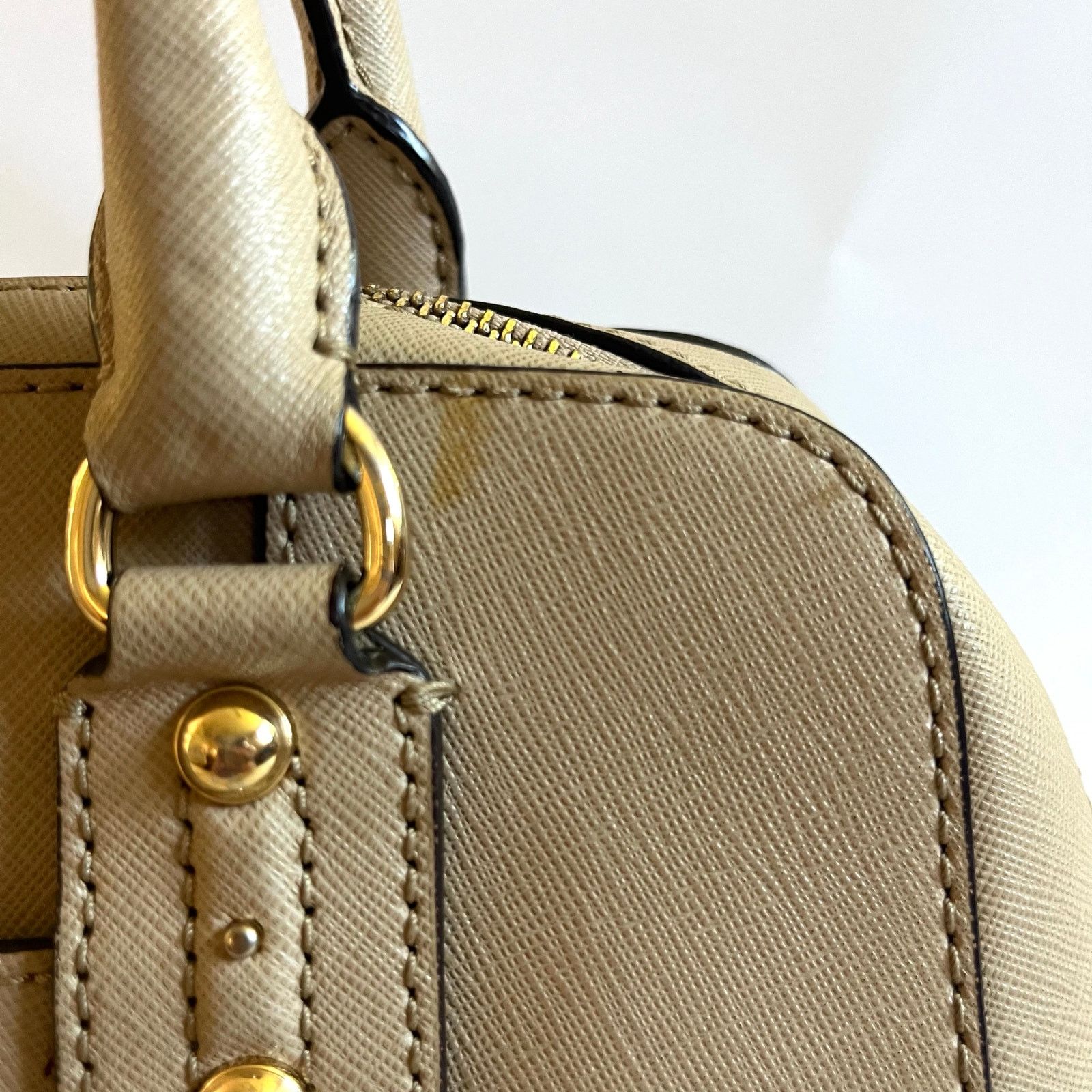 Michael Kors MICHAEL KORS Beige Leather Satchel Bag, Handheld Size ONE SIZE - 7 Thumbnail