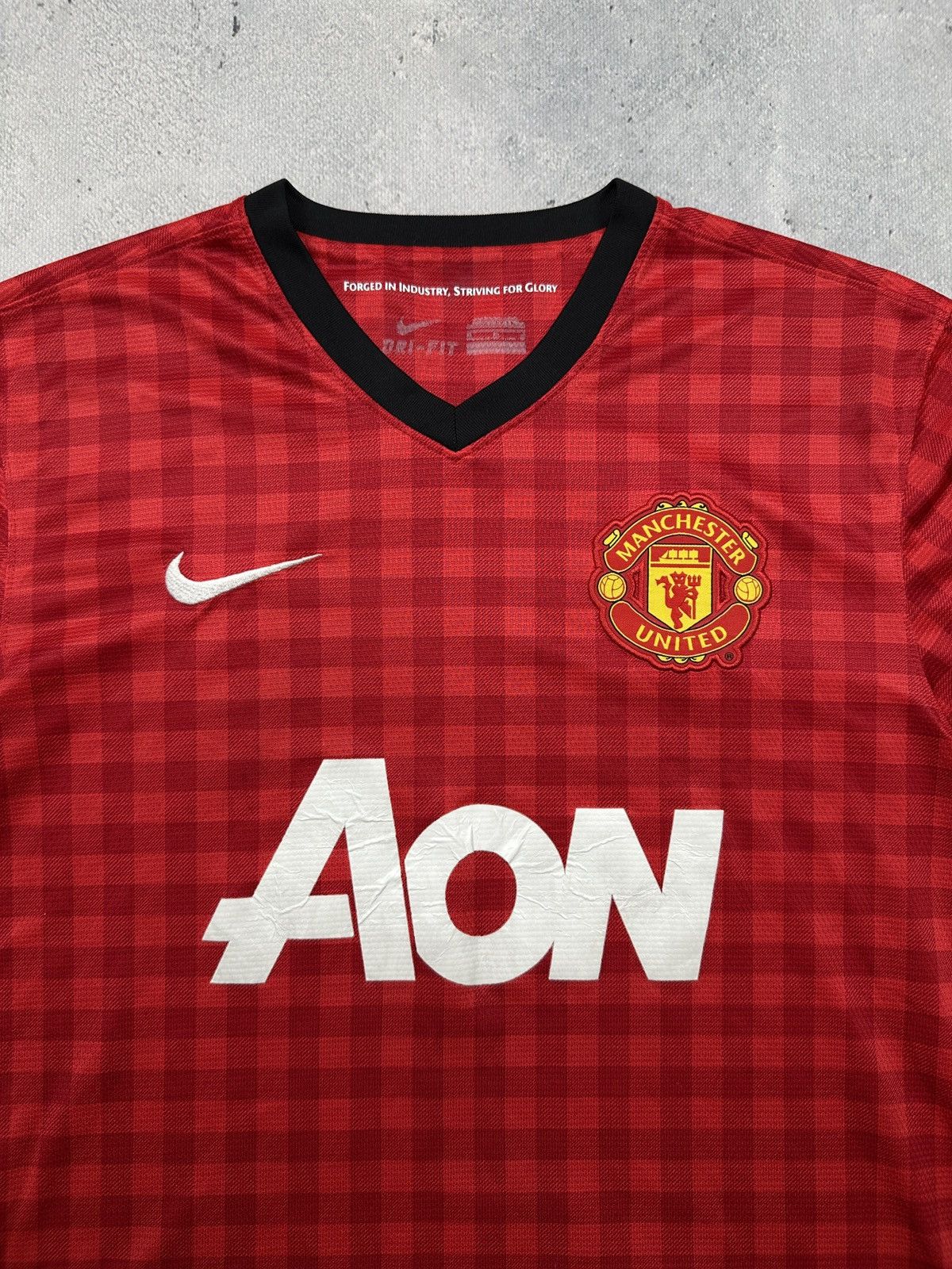 Nike Vintage Manchester United 2012/13 Nike Home Jersey AON Rare Size US M / EU 48-50 / 2 - 6 Thumbnail