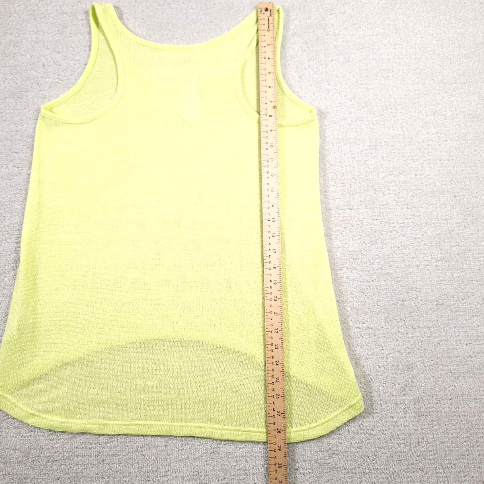 Vintage Maurices Tank Top Adult Large Lime Green Pocket Stretch Scoop Neck Womens Size L / US 10 / IT 46 - 5 Thumbnail