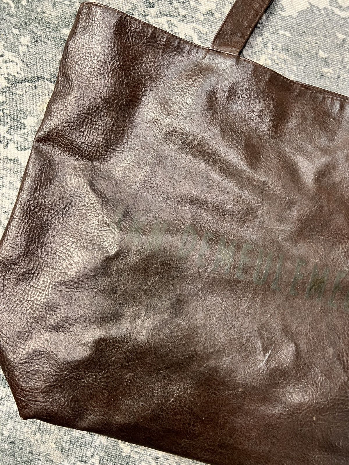Ann Demeulemeester Vintage Ann Demeulemeester Faux Leather Shoulder Bag Size ONE SIZE - 4 Thumbnail