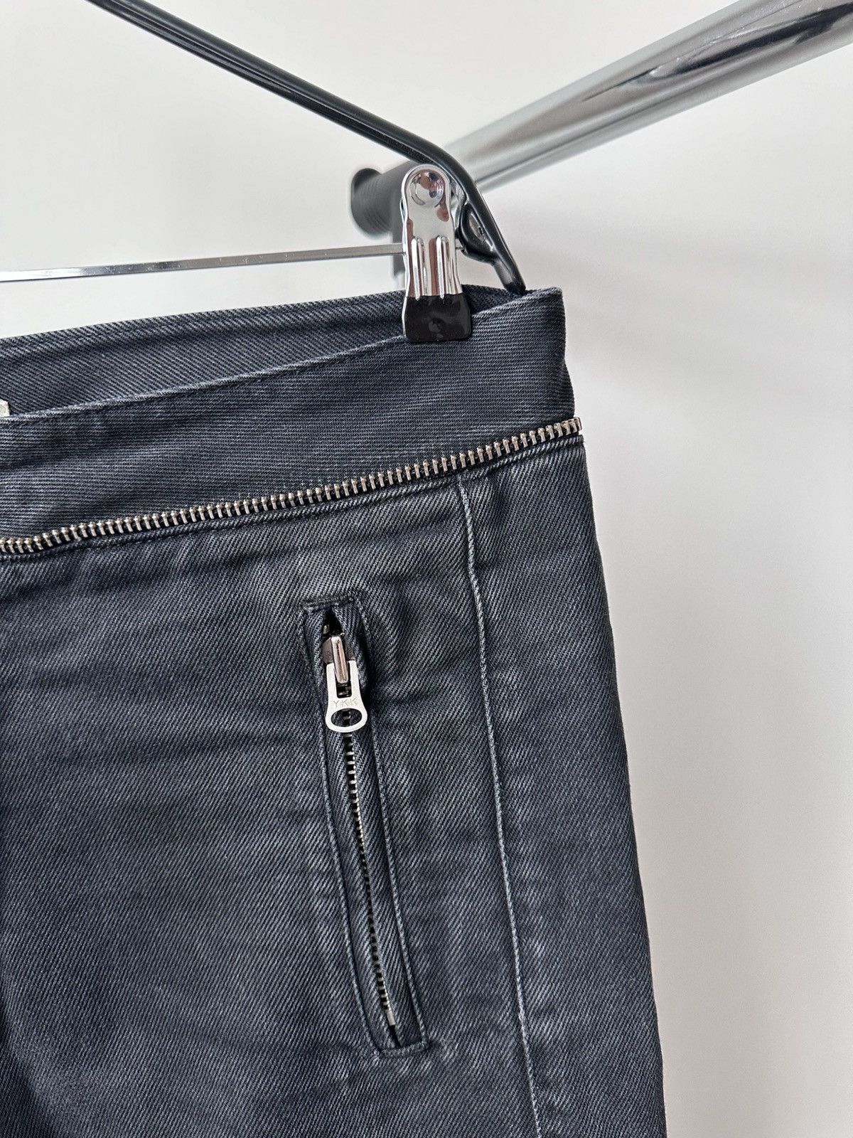 H&M × Isabel Marant FW13 Isabel Marant x H&M Black Washed Denim Biker Jeans Size US 36 / EU 52 - 5 Thumbnail