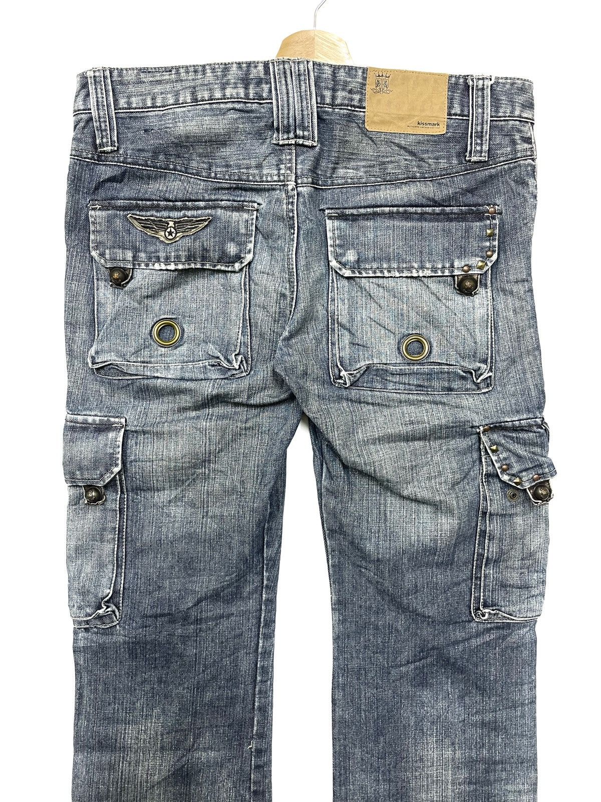 Vintage Y2K Kissmark Military Denim cargo Size US 36 / EU 52 - 6 Thumbnail