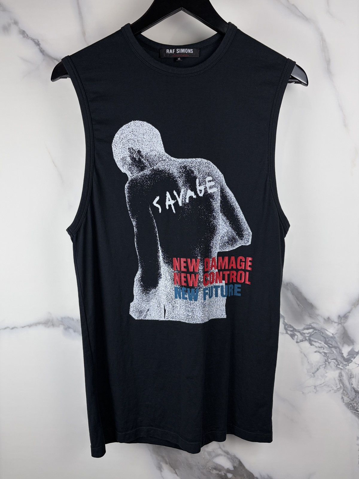 Raf Simons SS06 Raf Simons Limited Edition Savage New Damage Tank Top Size US S / EU 44-46 / 1 - 1 Thumbnail